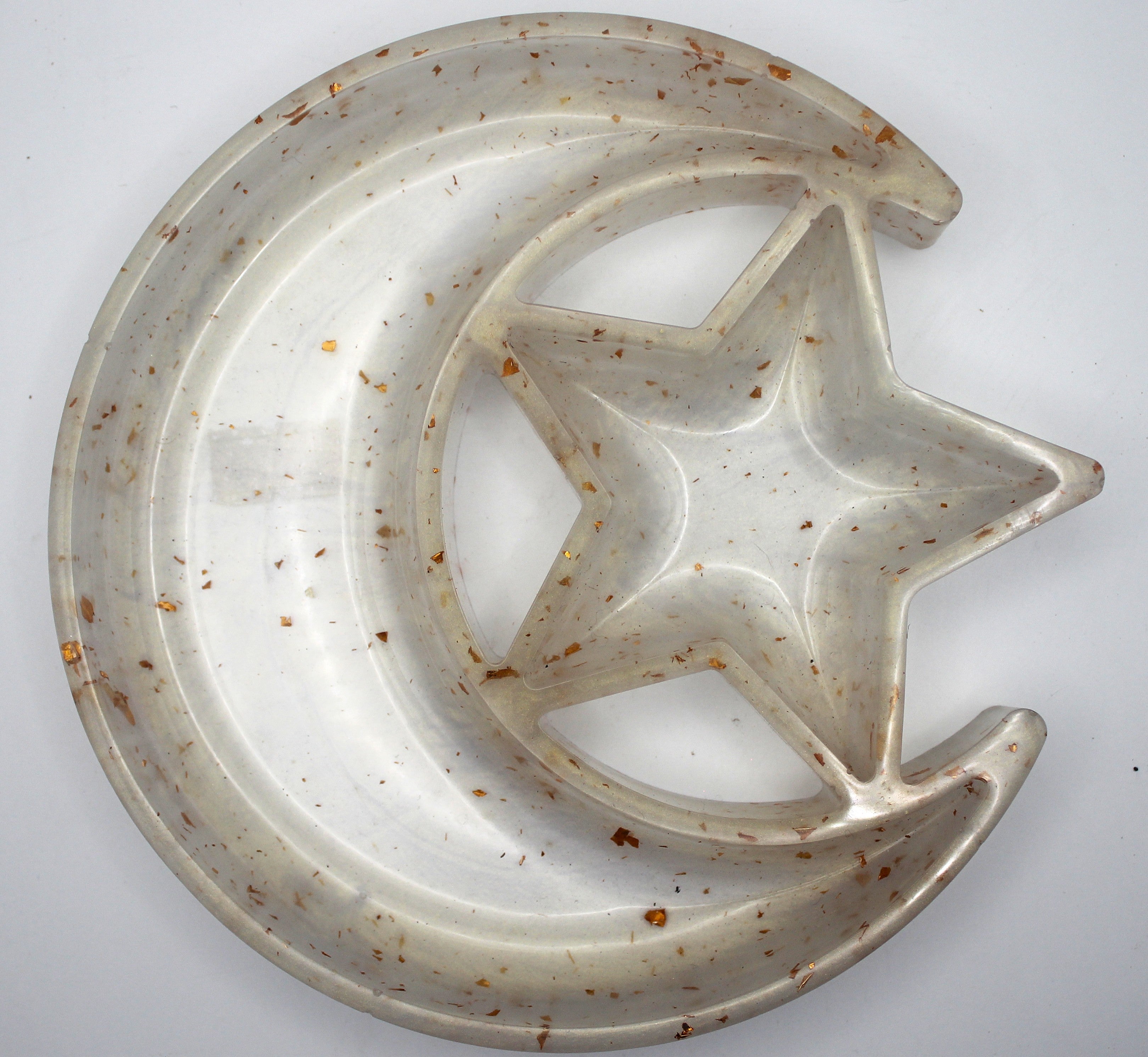 Resin Moon and Star Trinket Tray | | Wiccan Center