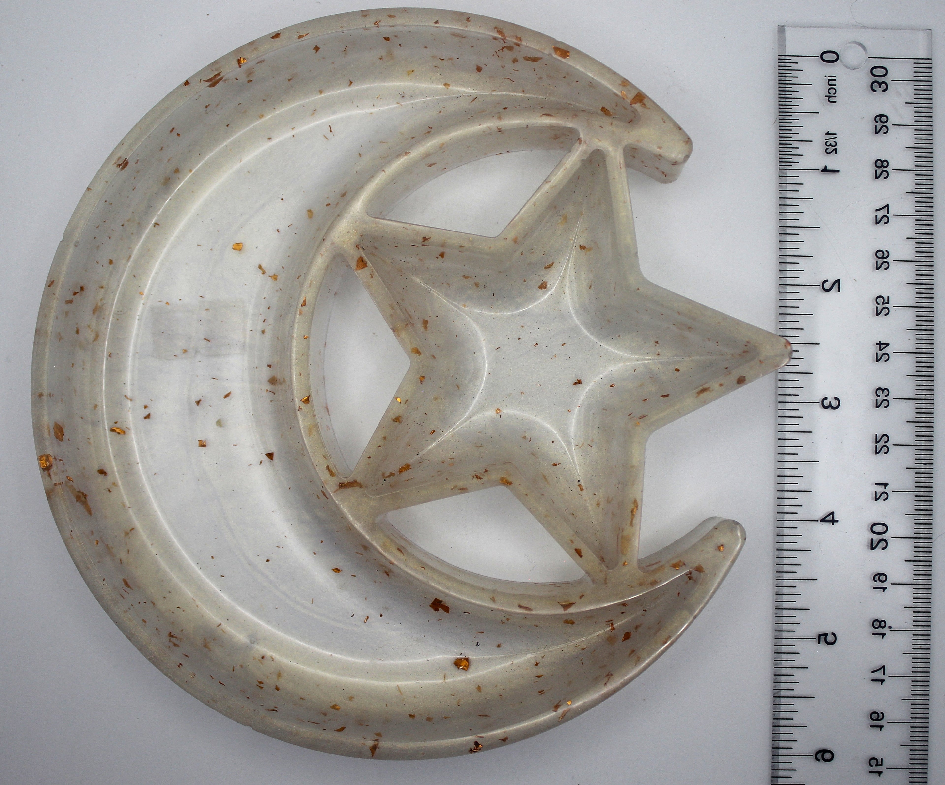 Resin Moon and Star Trinket Tray | | Wiccan Center