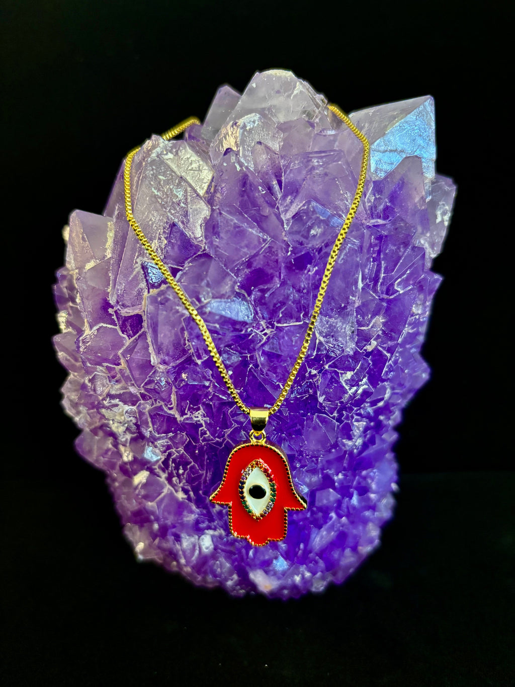 Evil Eye Necklace – Made in Turkey (Red or Blue) | | Wiccan Center