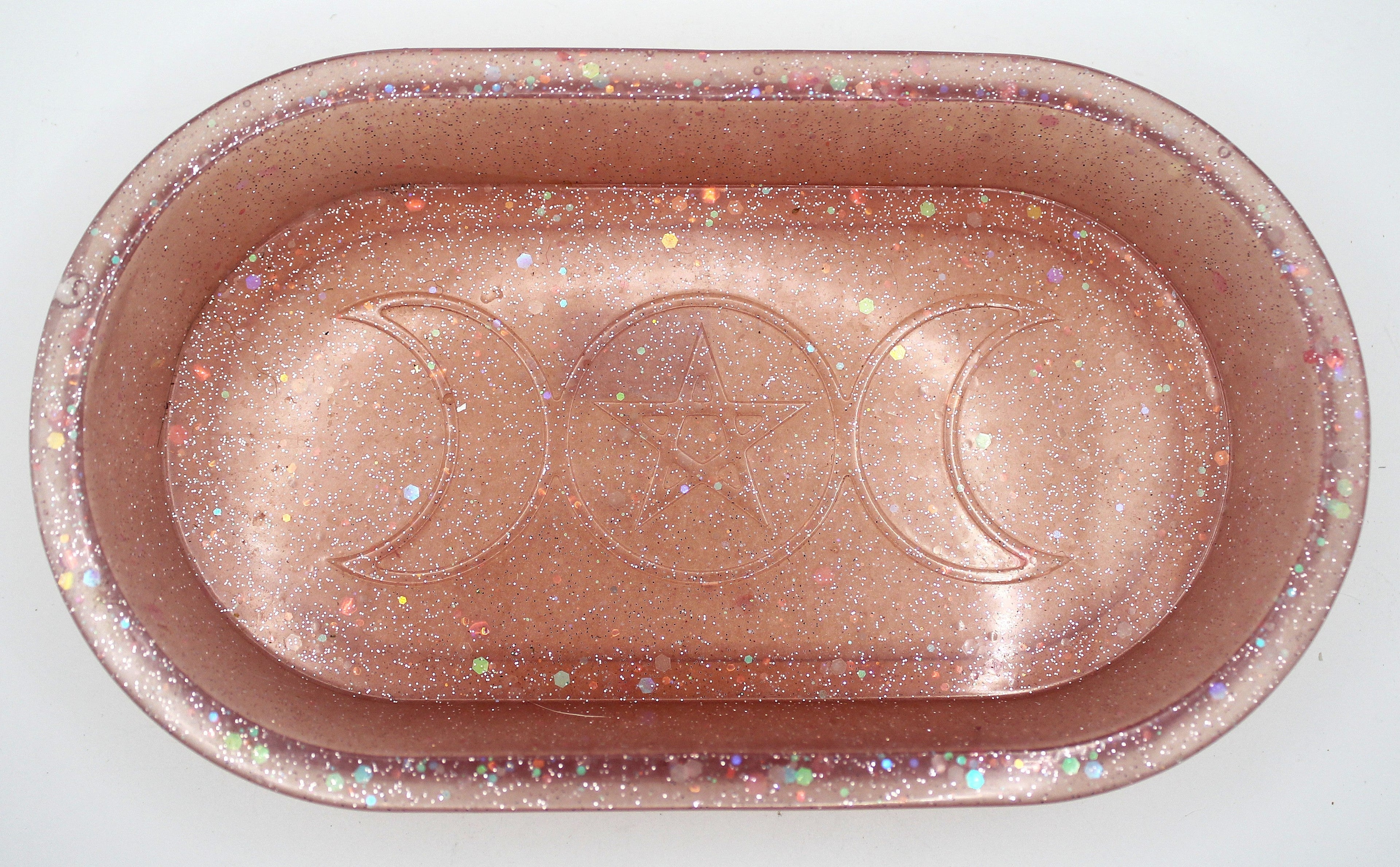Resin Triple Moon Trinket Tray | | Wiccan Center