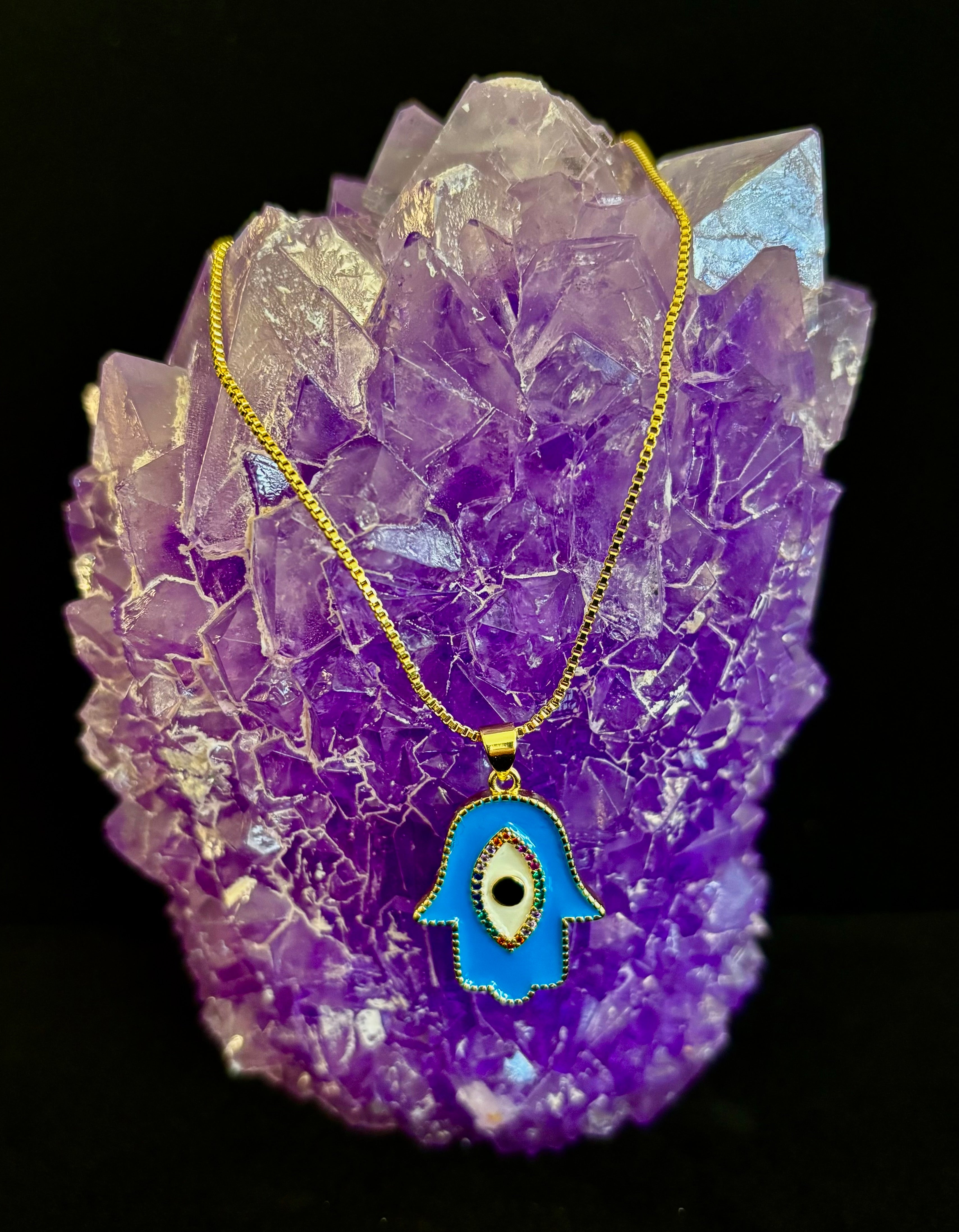 Evil Eye Necklace – Made in Turkey (Red or Blue) | | Wiccan Center