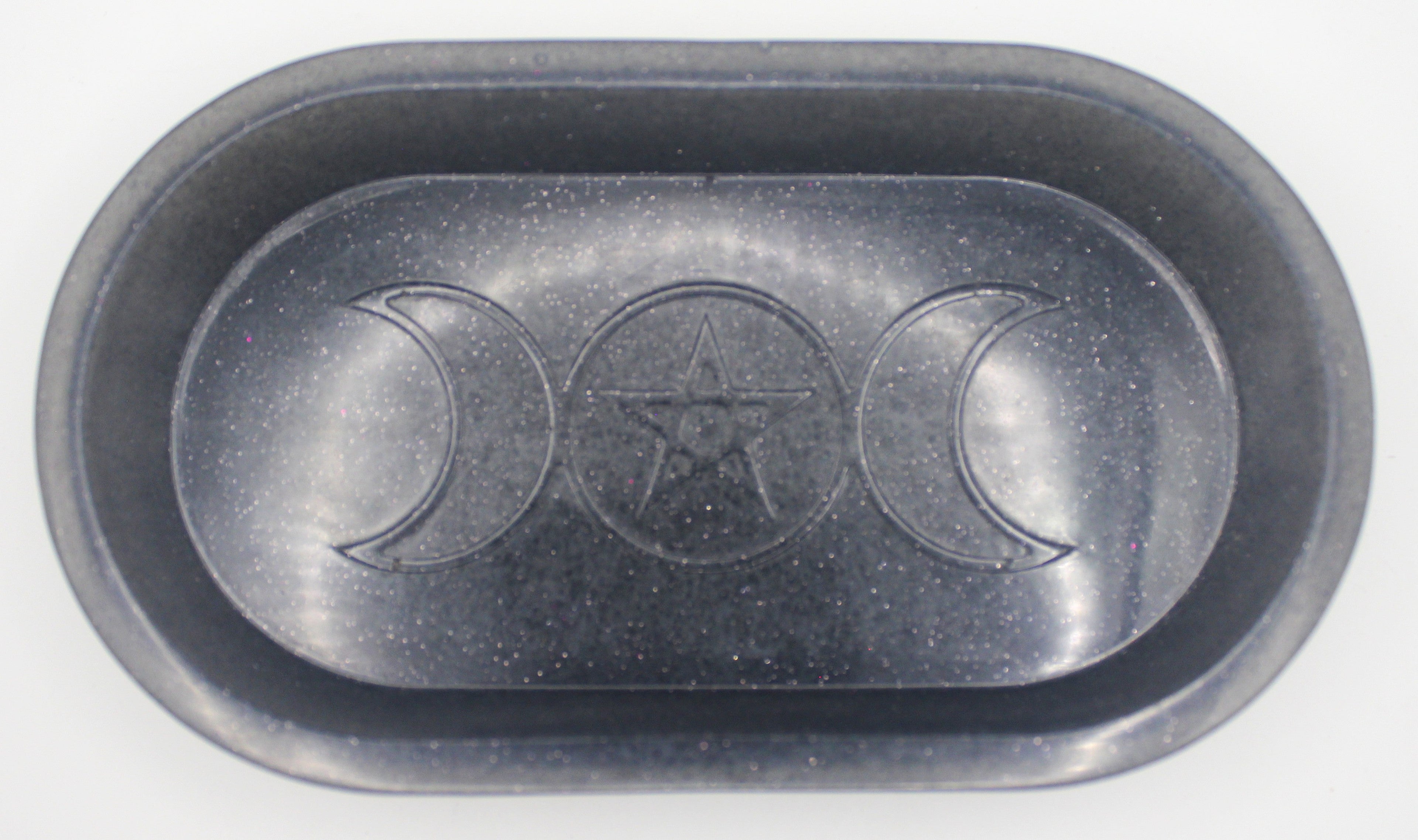 Resin Triple Moon Trinket Tray | | Wiccan Center