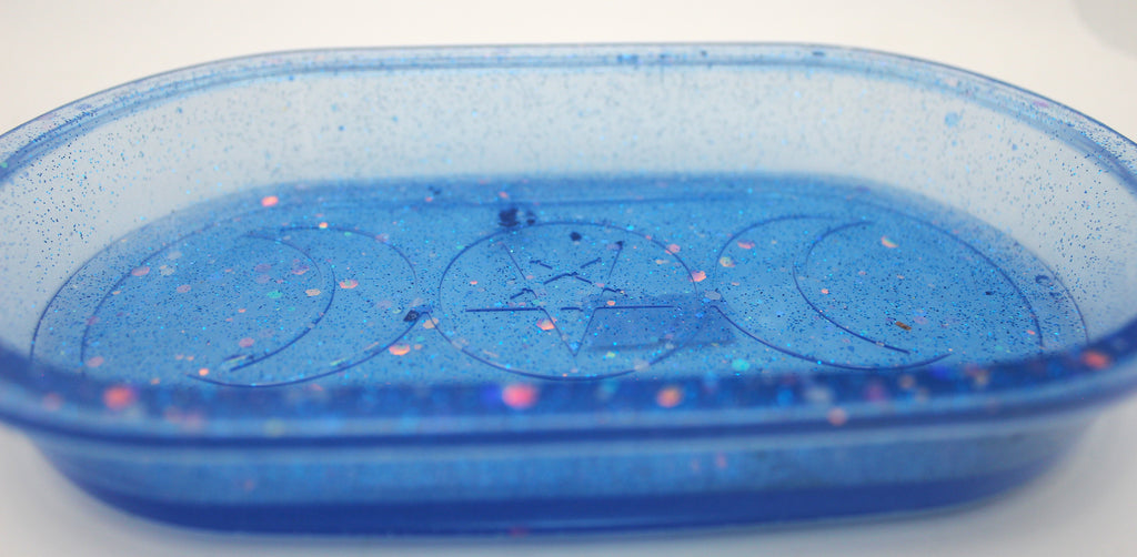 Resin Triple Moon Trinket Tray | | Wiccan Center