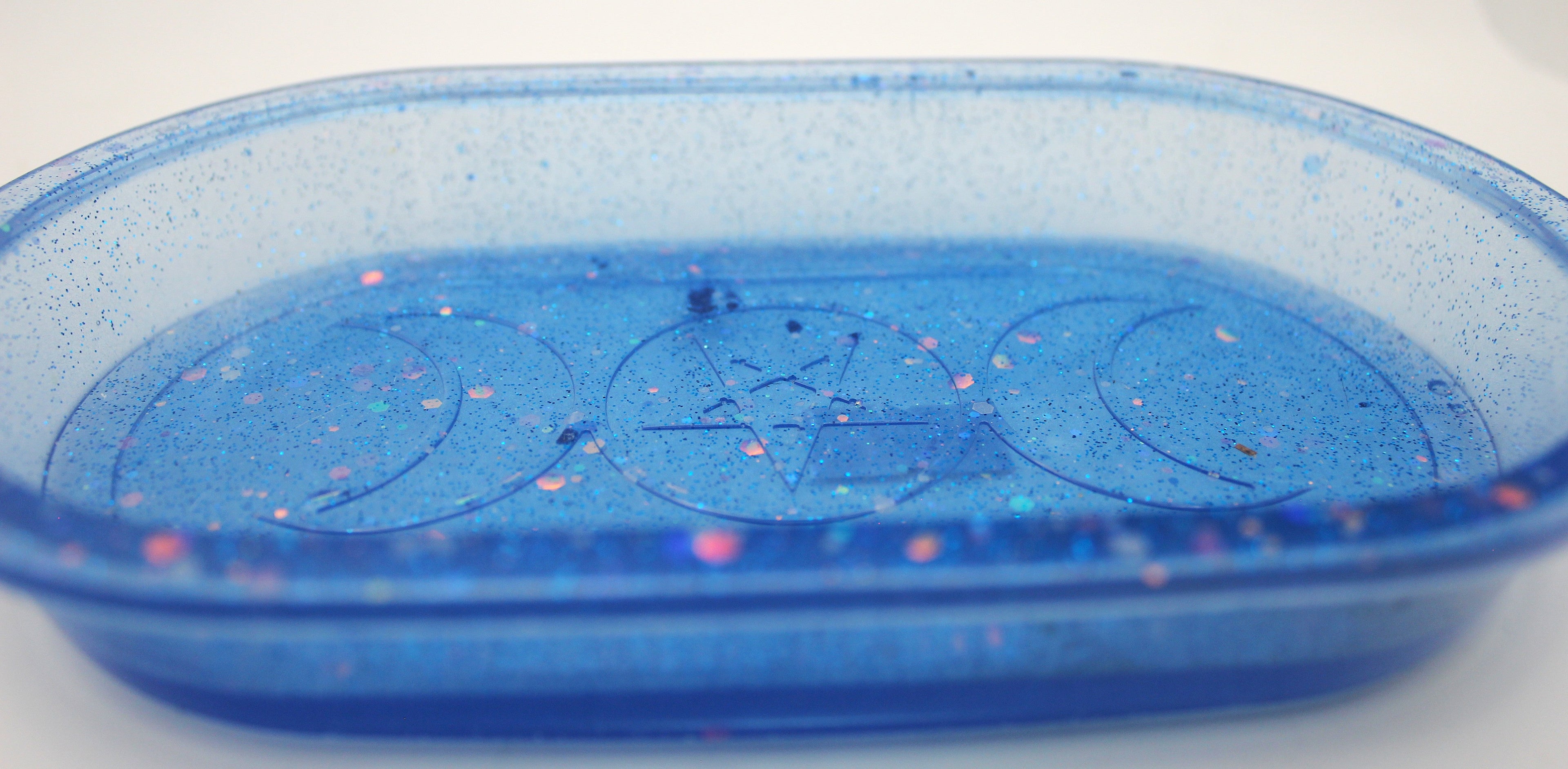 Resin Triple Moon Trinket Tray | | Wiccan Center