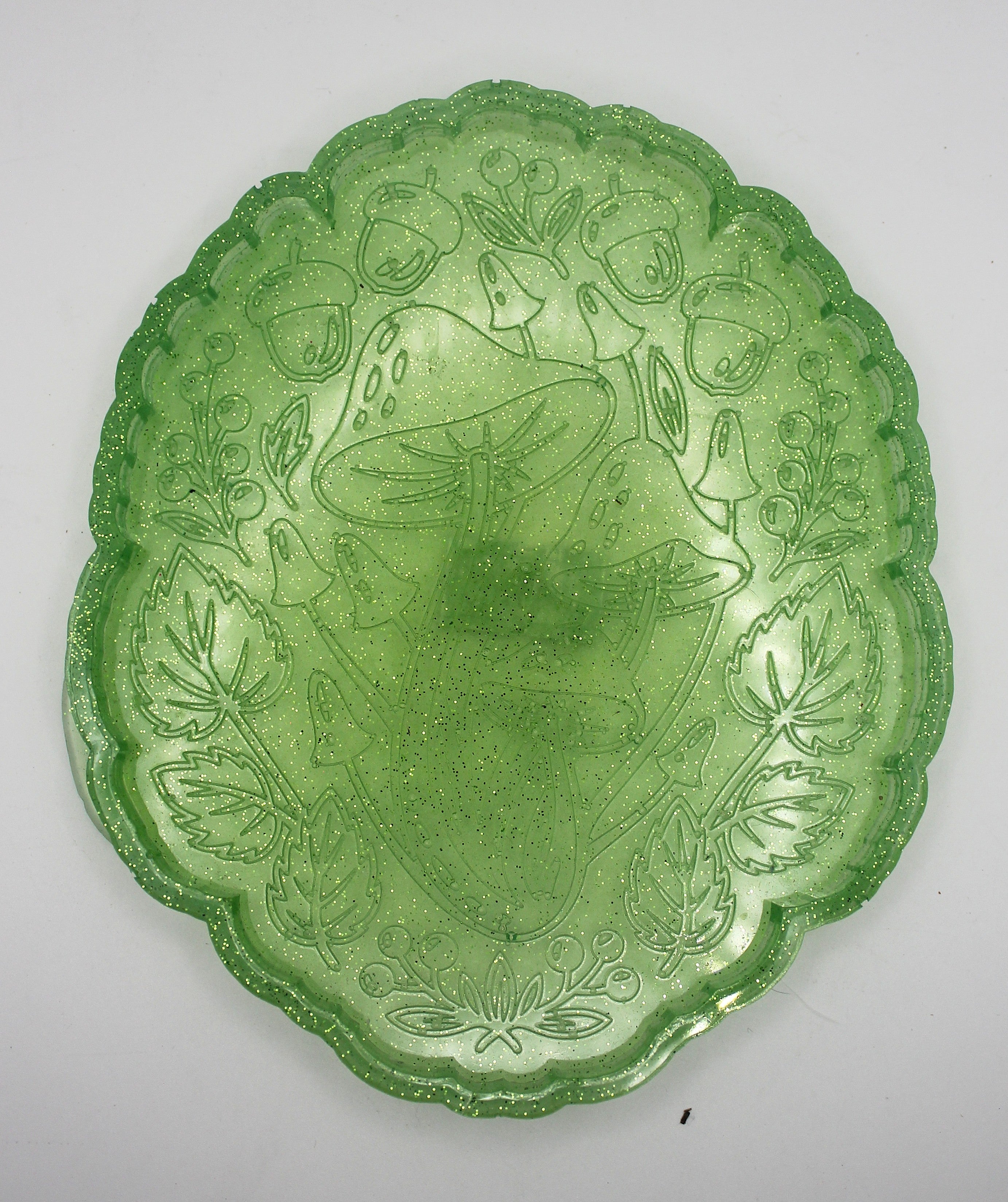Resin Mushroom Woodsy Trinket Tray | | Wiccan Center