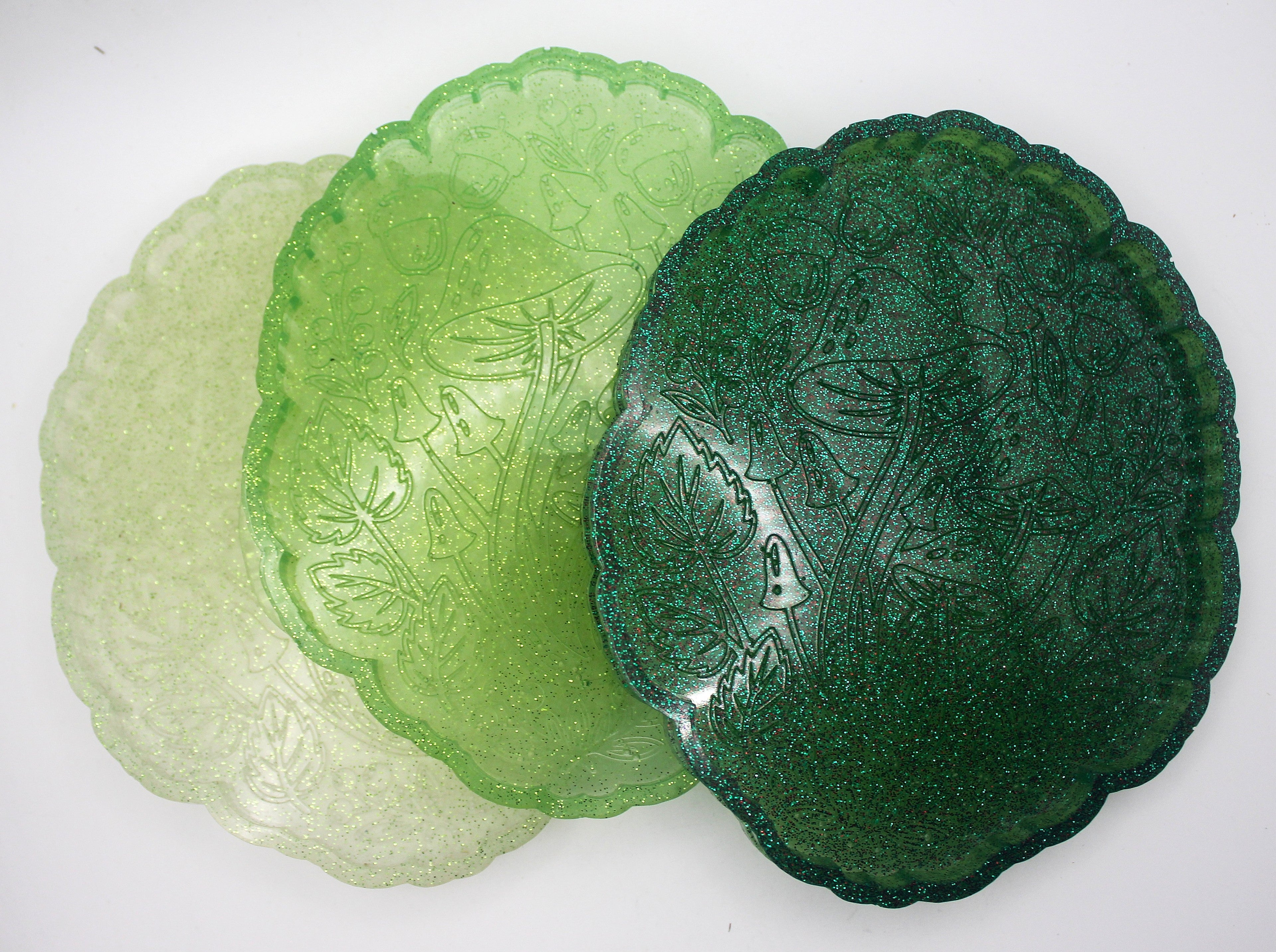 Resin Mushroom Woodsy Trinket Tray | | Wiccan Center