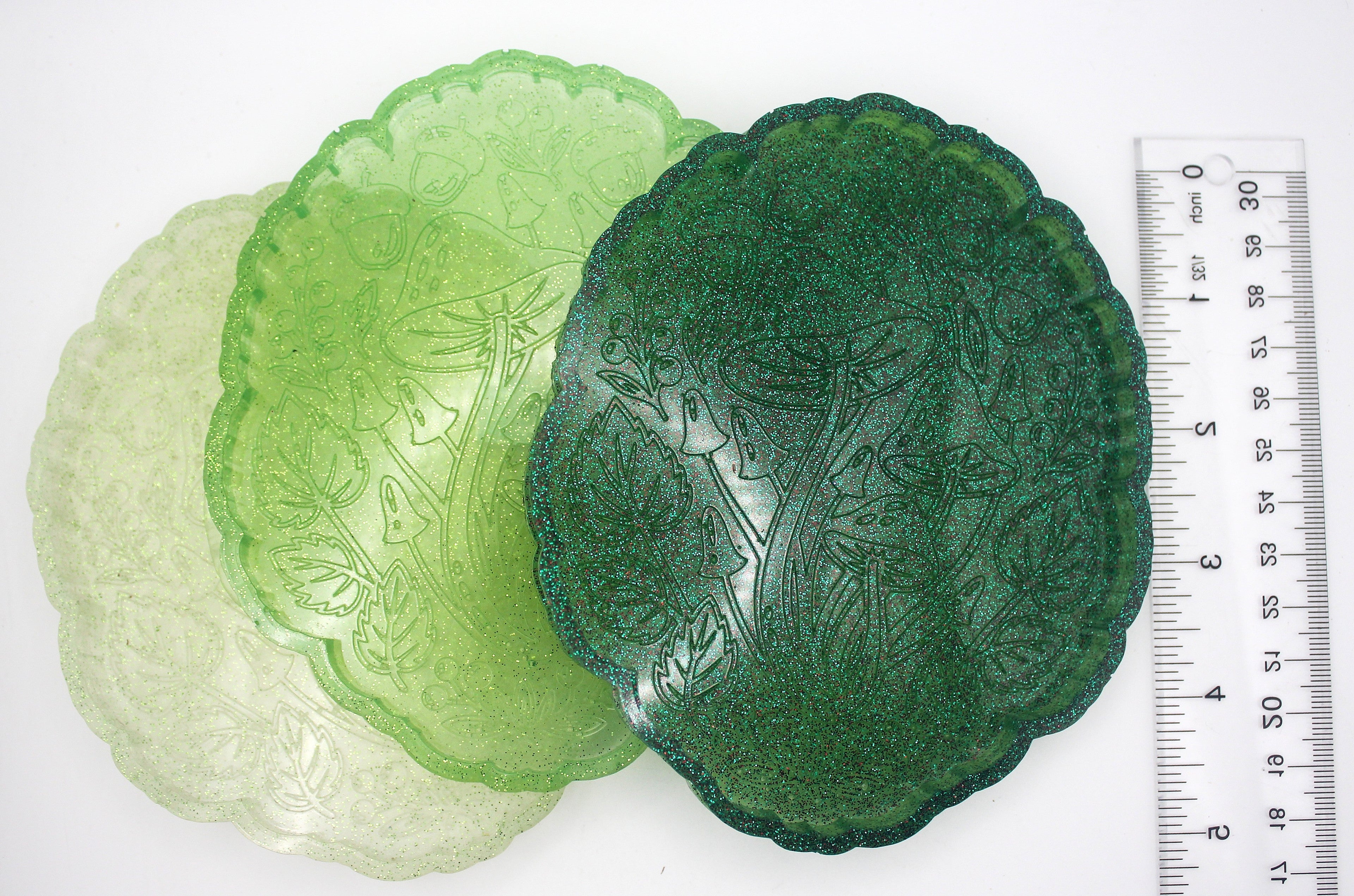 Resin Mushroom Woodsy Trinket Tray | | Wiccan Center