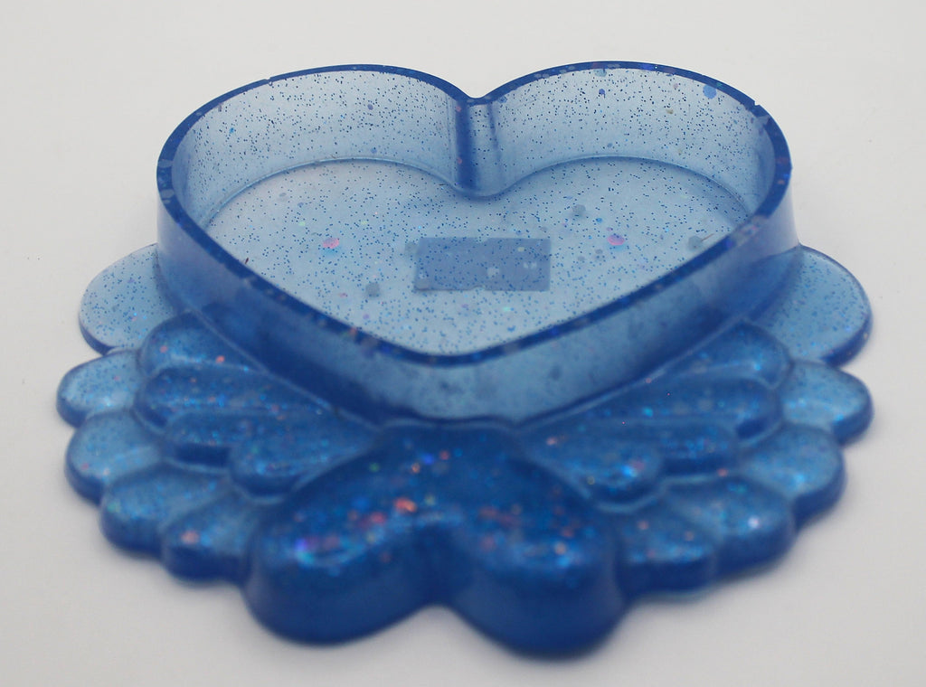 Resin Heart Wing Trinket Tray | | Wiccan Center