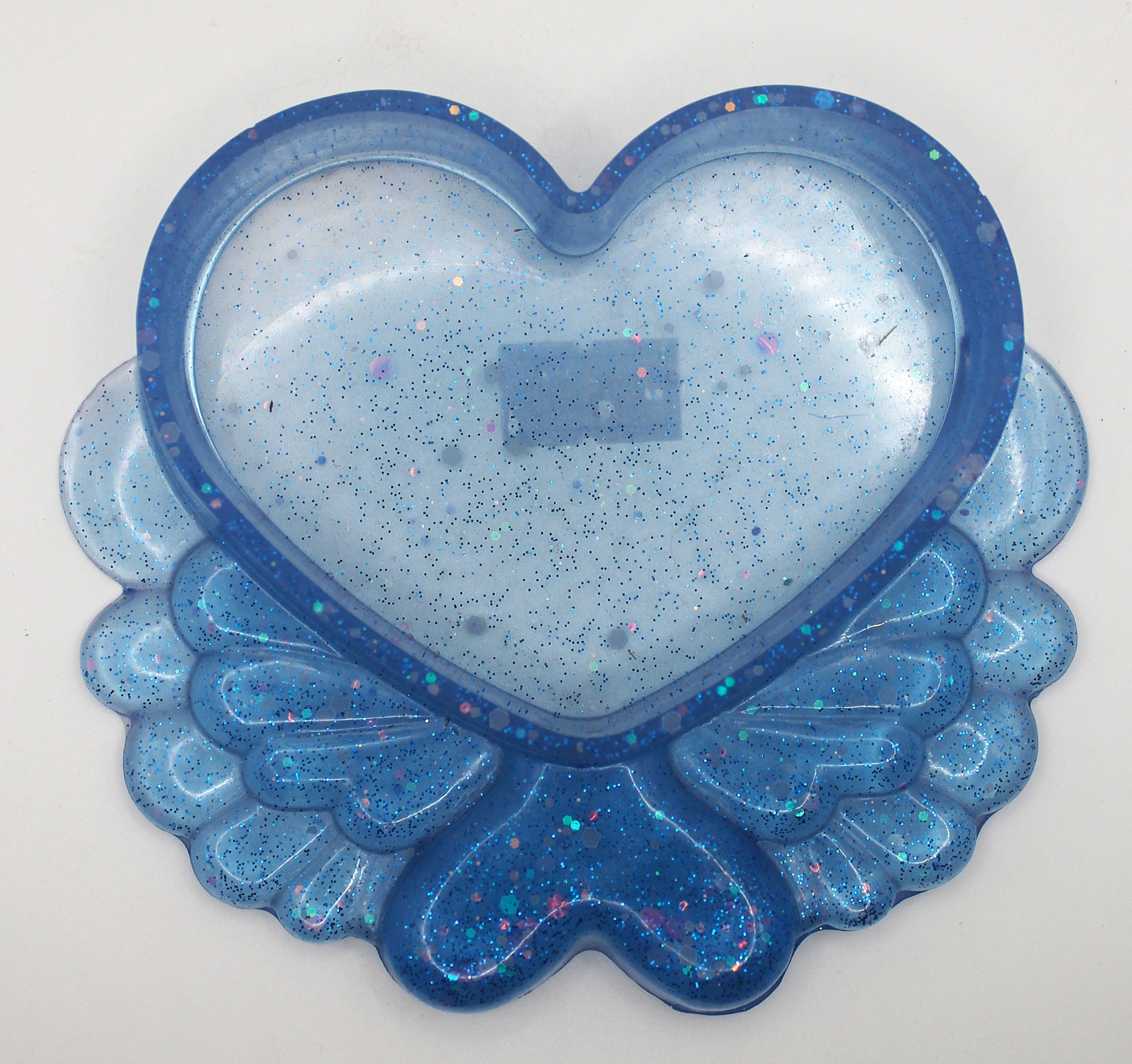 Resin Heart Wing Trinket Tray | | Wiccan Center