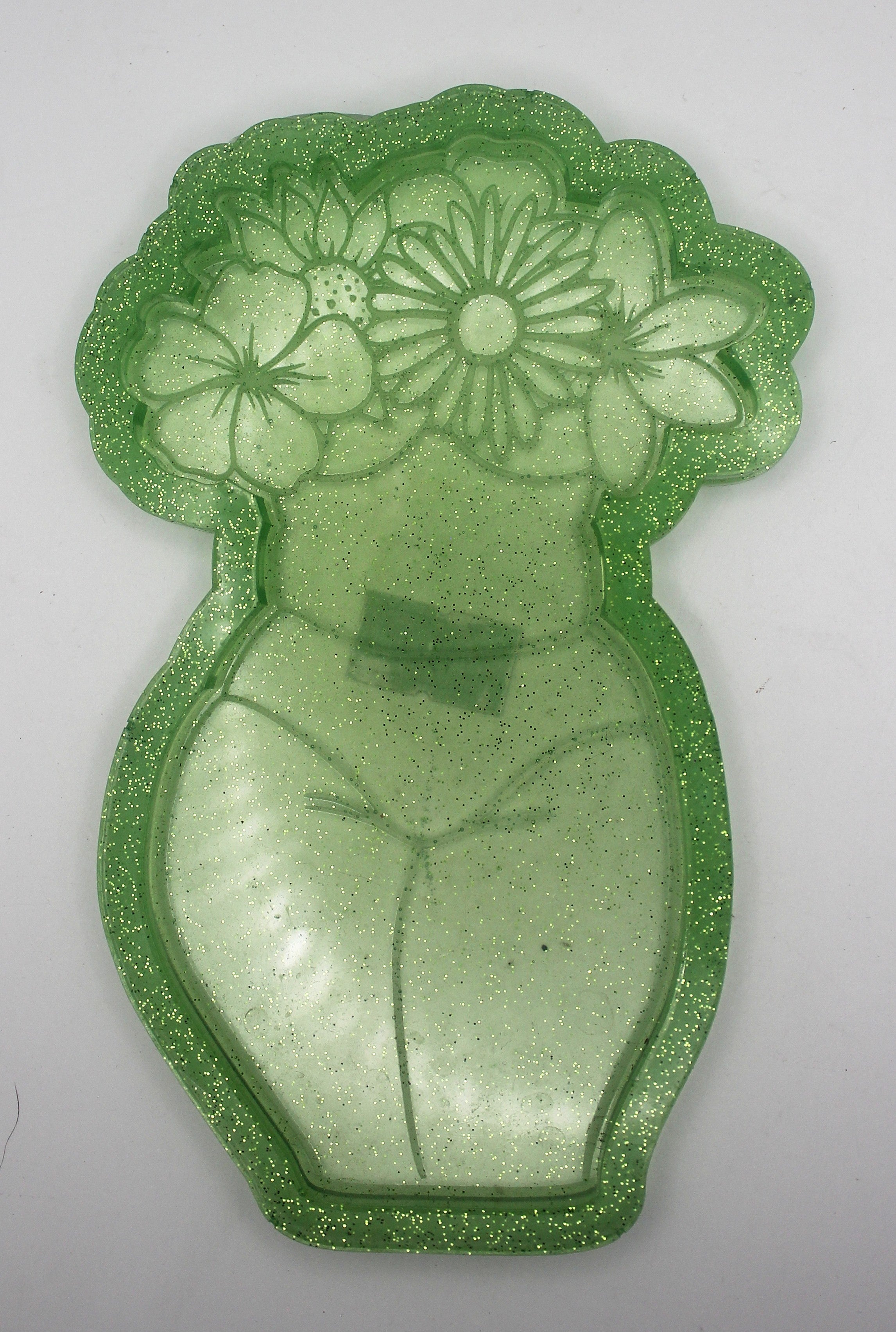 Resin Floral Goddess Trinket Tray | | Wiccan Center