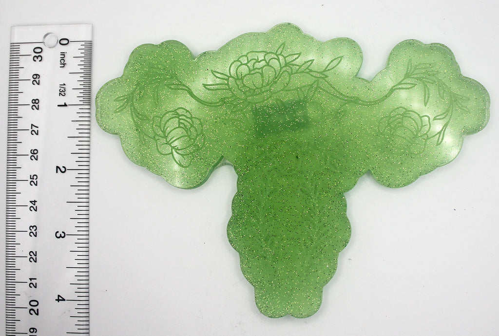 Resin Floral Feminine Power Tray | | Wiccan Center