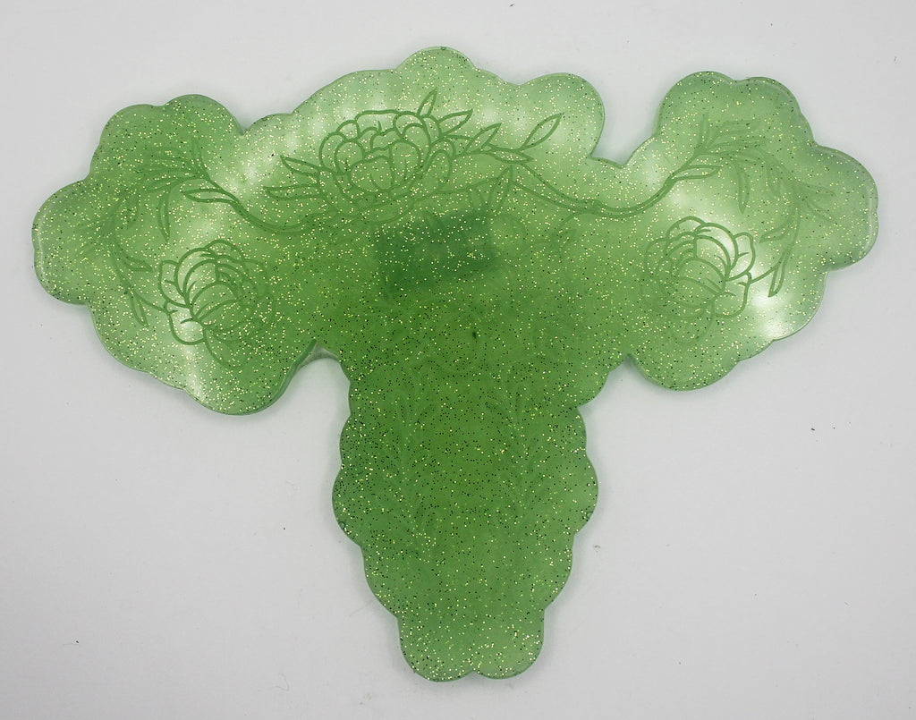 Resin Floral Feminine Power Tray | | Wiccan Center