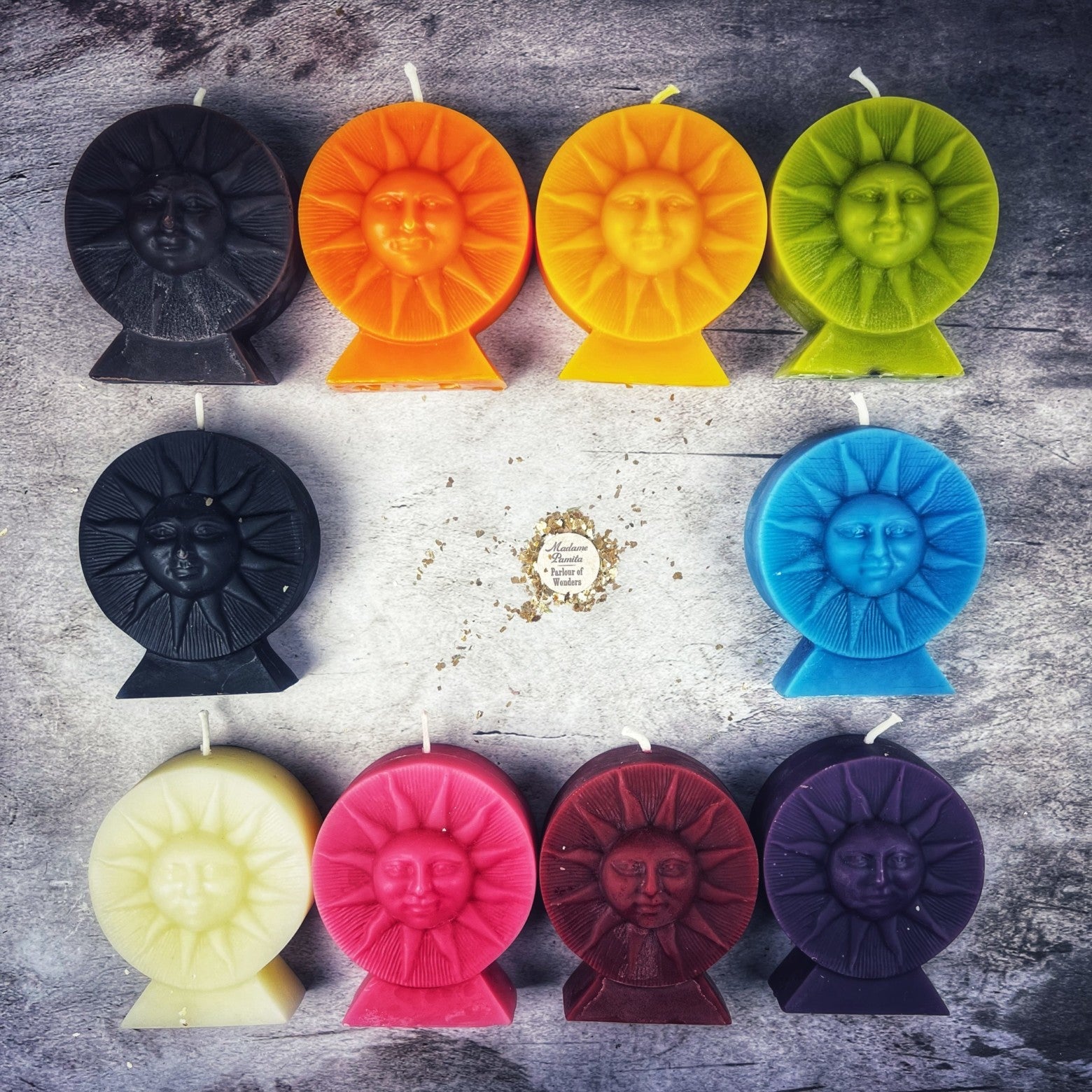 Beeswax Bright Sun Spell Candle - Success, Fame & Radiant Energy Magic | Beeswax Candle | Wiccan Center