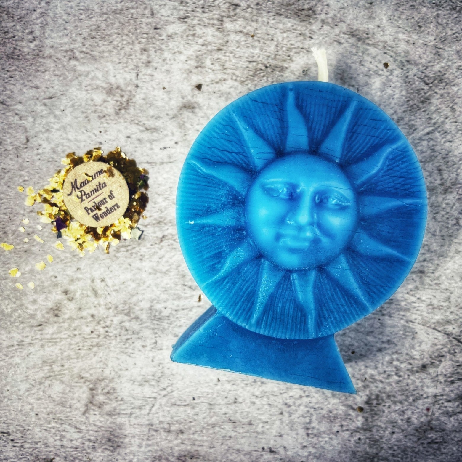 Beeswax Bright Sun Spell Candle - Success, Fame & Radiant Energy Magic | Beeswax Candle | Wiccan Center