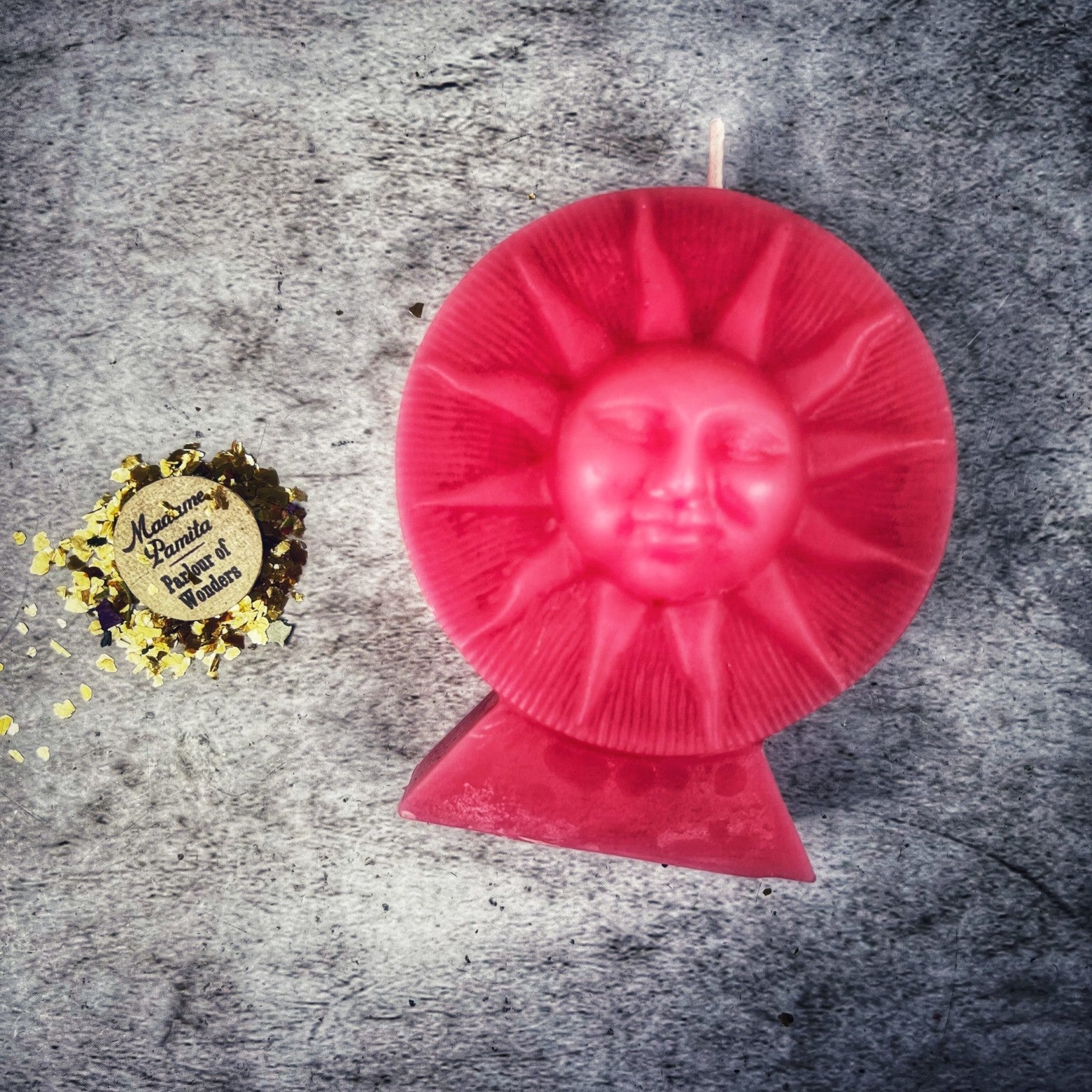Beeswax Bright Sun Spell Candle - Success, Fame & Radiant Energy Magic | Beeswax Candle | Wiccan Center