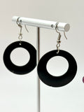 SHUNGITE EARRINGS! - EMF Protection - Hand Cut Genuine Natural Shungite Earring High Quality Black Lustrous Gemstone from Russia