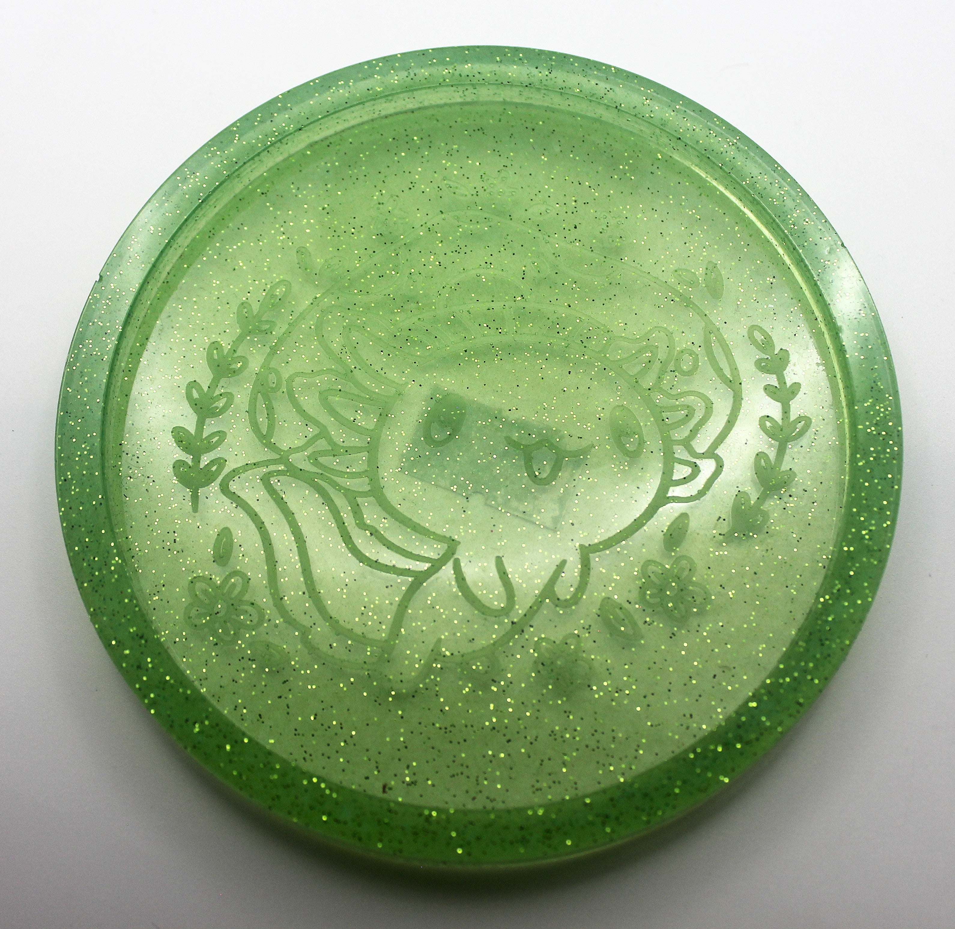 Resin Axolotl Mushroom Trinket Tray | | Wiccan Center