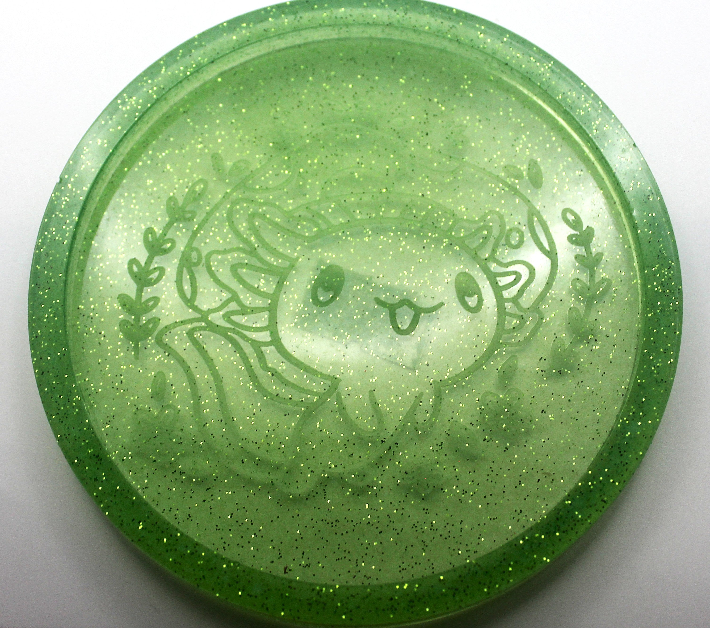 Resin Axolotl Mushroom Trinket Tray | | Wiccan Center