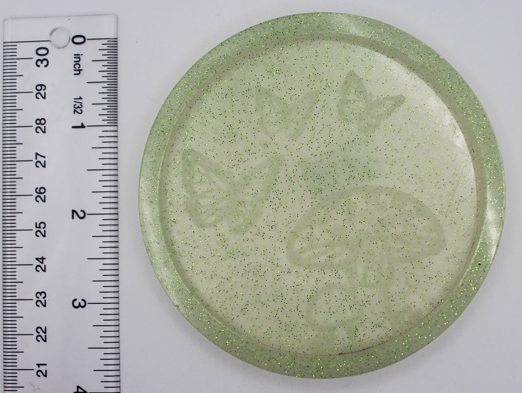 Resin Mushroom Butterfly Trinket Tray | | Wiccan Center