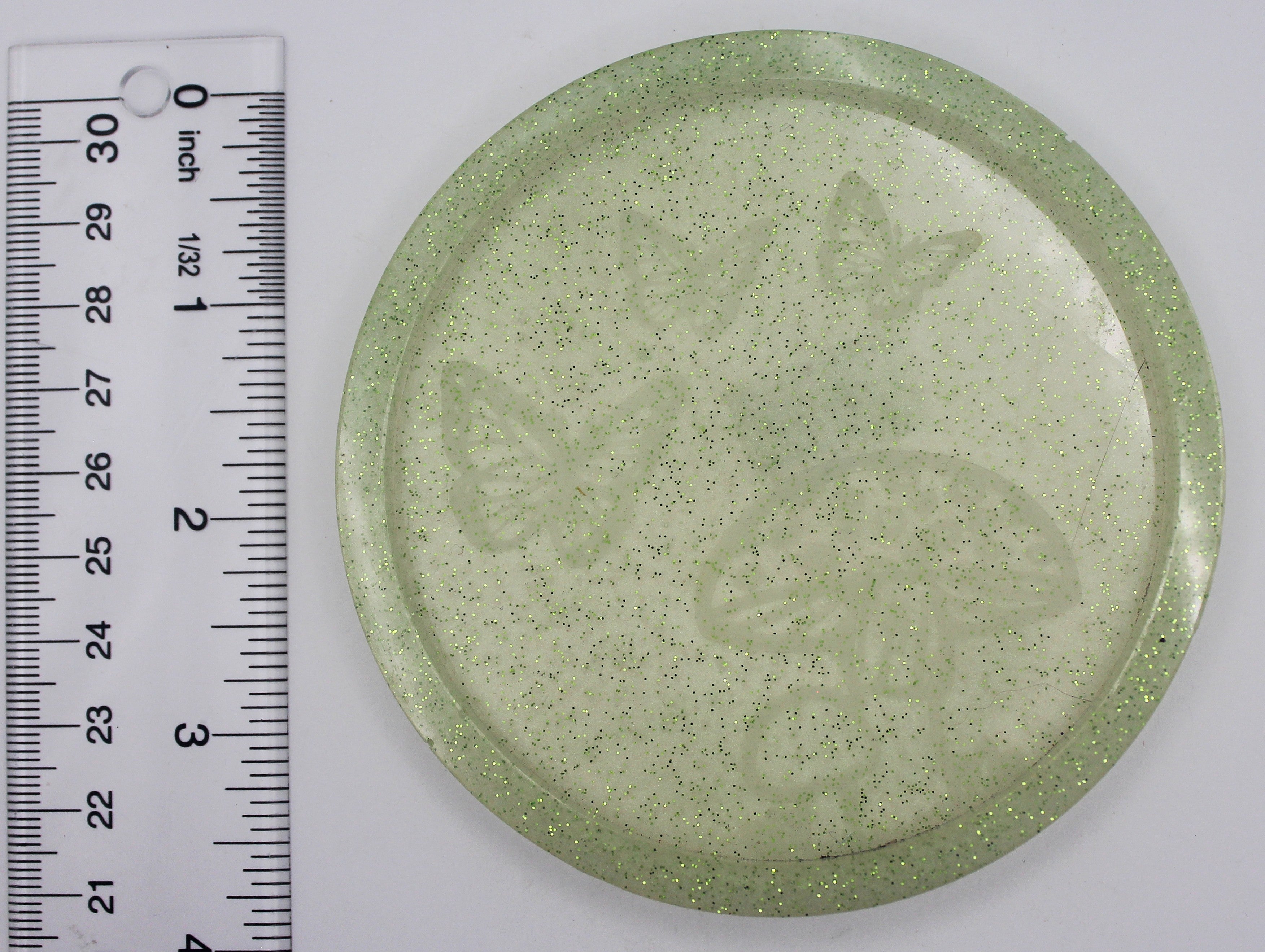 Resin Mushroom Butterfly Trinket Tray | | Wiccan Center