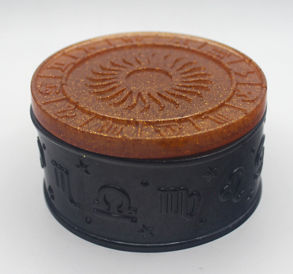 Zodiac Trinket Box with Sun and Star Lids | | Wiccan Center