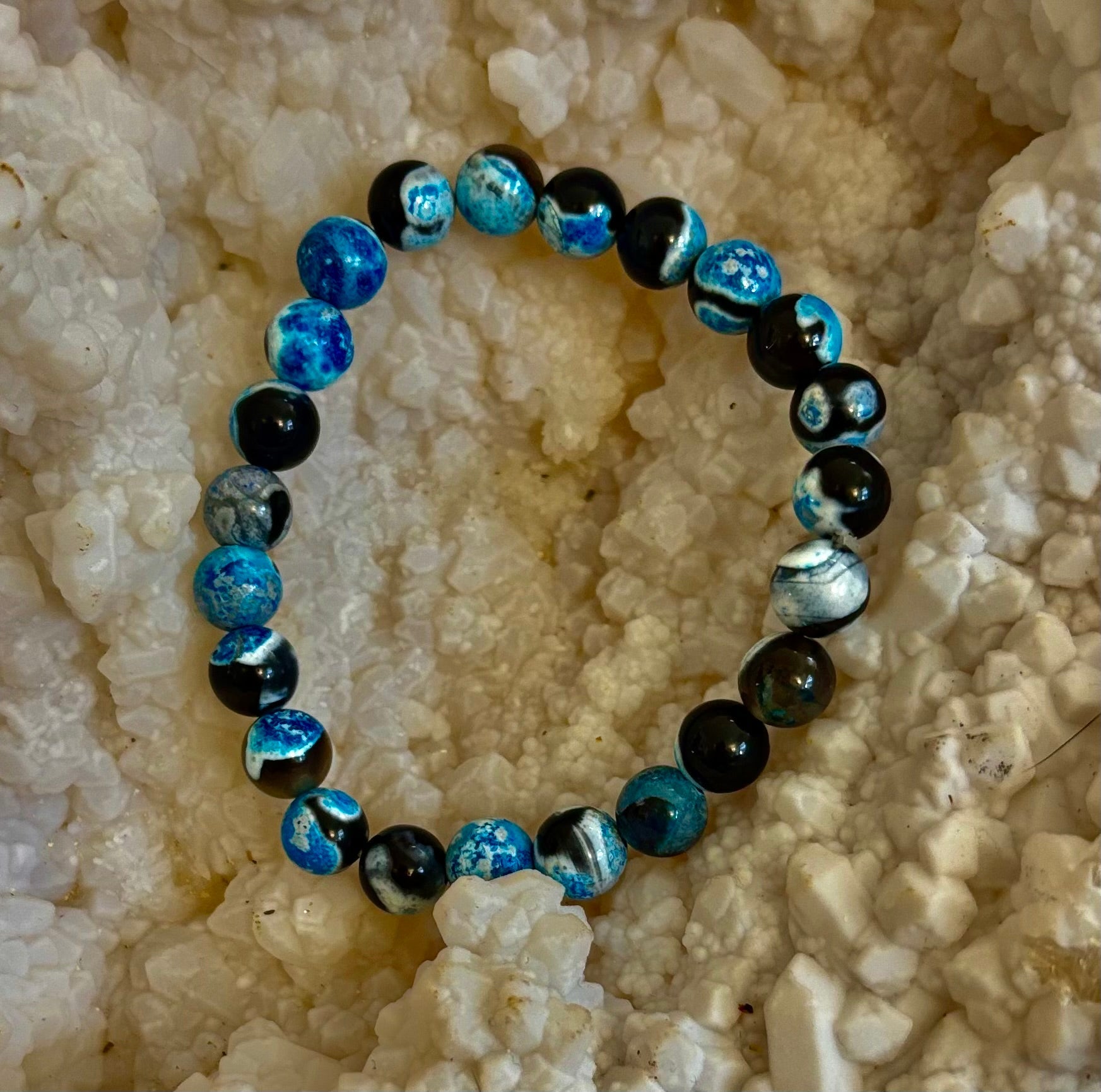 Memory & Focus Bracelet | Natural Bluestone Healing Bracelet for Clarity and Calm | | Wiccan Center
