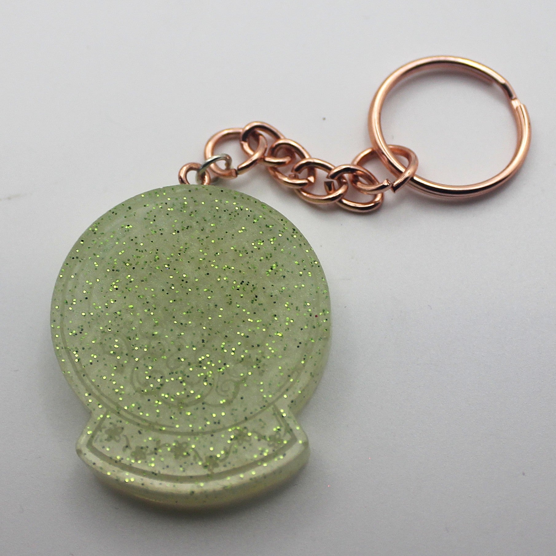 Resin Crystal Ball Keychain | | Wiccan Center