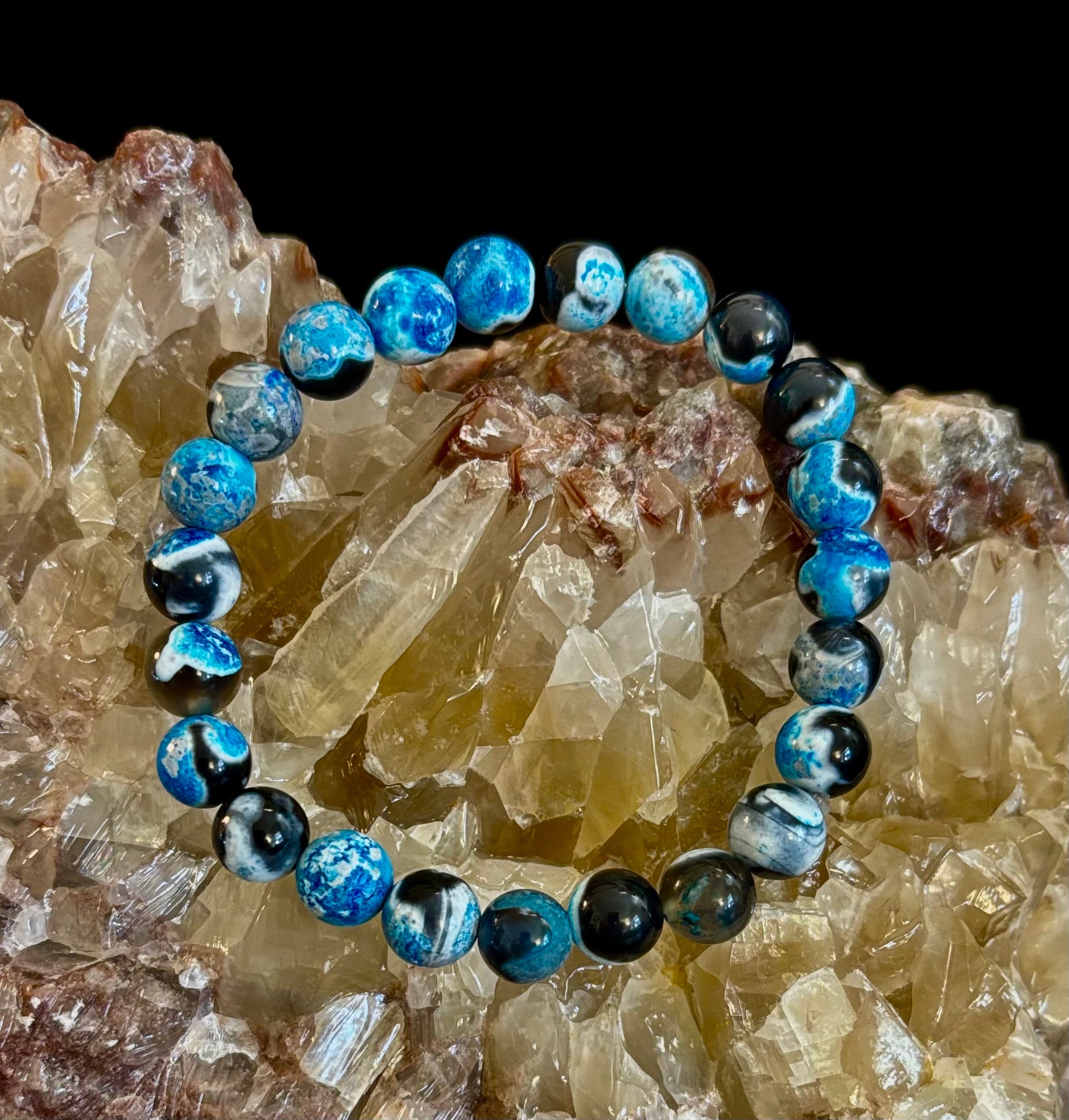 Memory & Focus Bracelet | Natural Bluestone Healing Bracelet for Clarity and Calm | | Wiccan Center