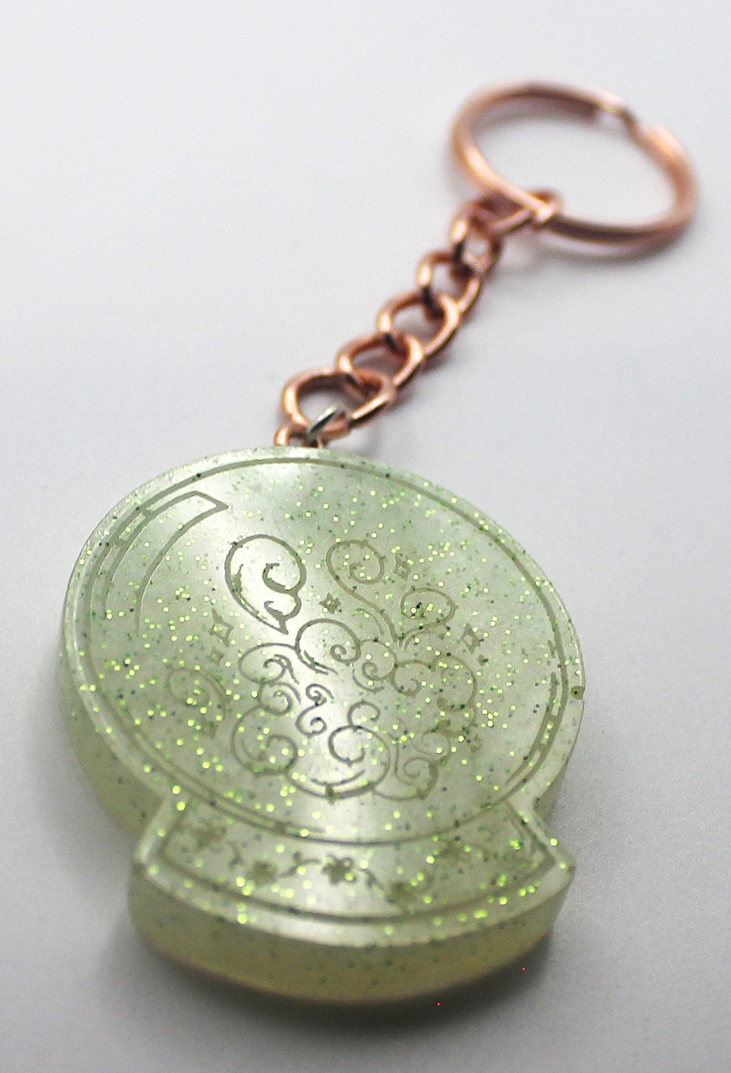 Resin Crystal Ball Keychain | | Wiccan Center