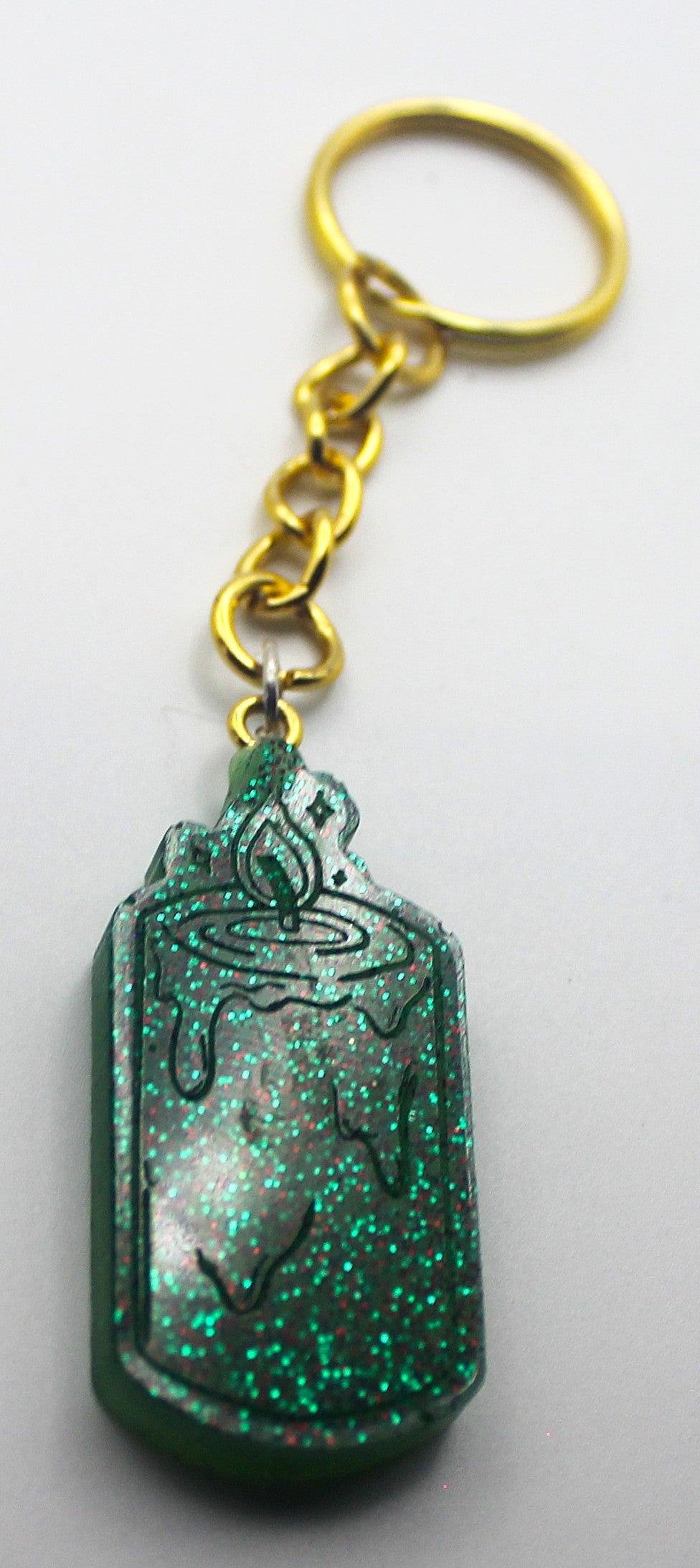 Resin Candle Keychain | | Wiccan Center