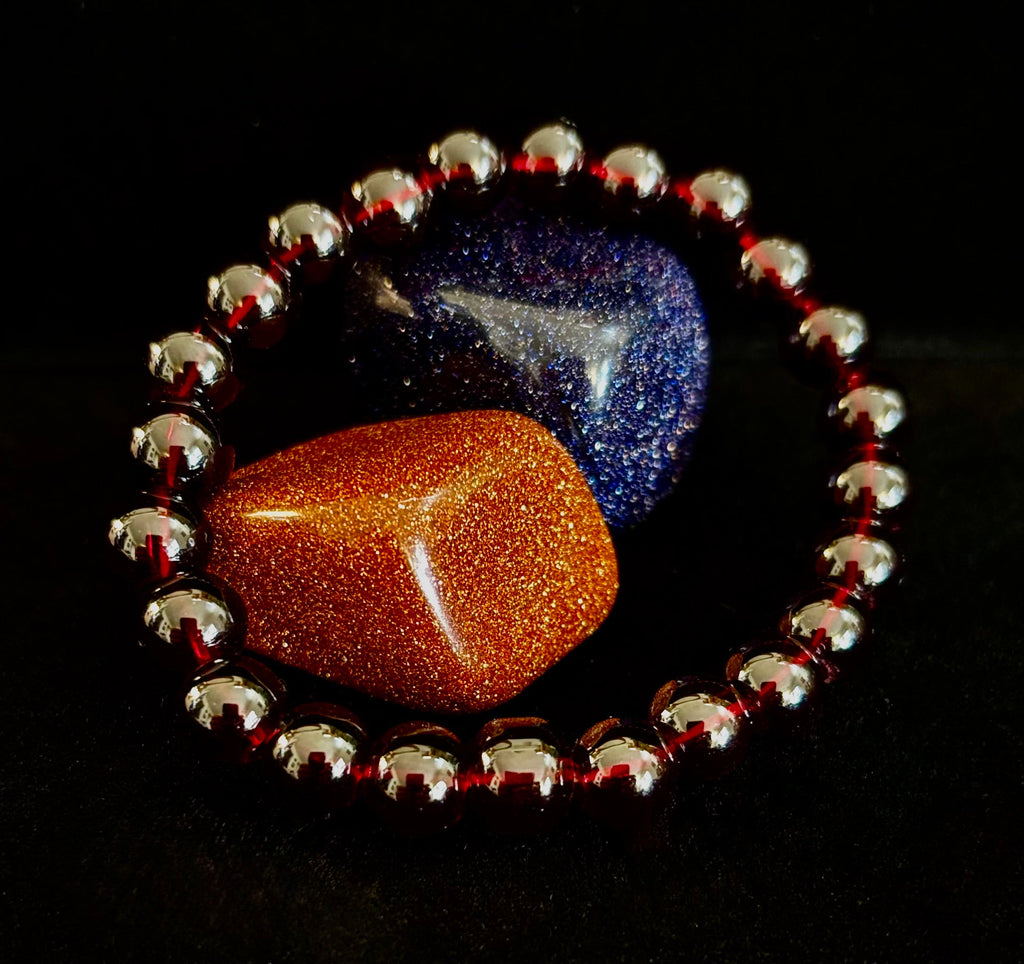 Garnet Wishing Bracelet – 8mm Beads for Passion, Protection & Manifestation | | Wiccan Center