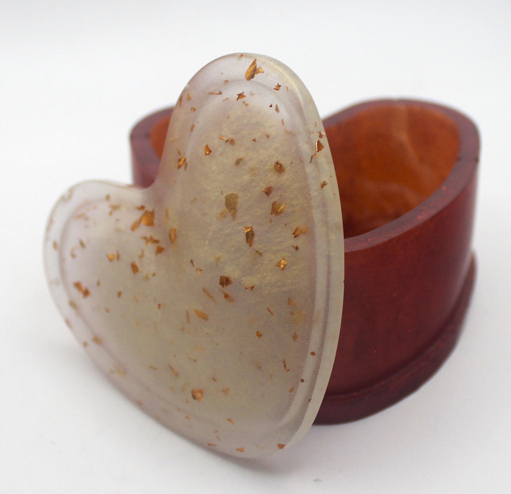 Resin Heart Trinket Box | | Wiccan Center