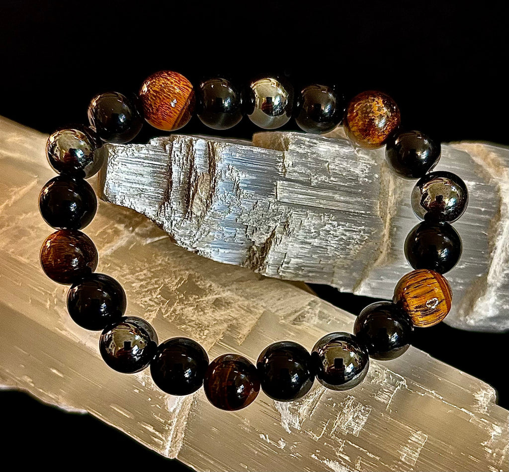 Protection Energy Bracelets – Red, Green, and Tiger Eye Options | | Wiccan Center