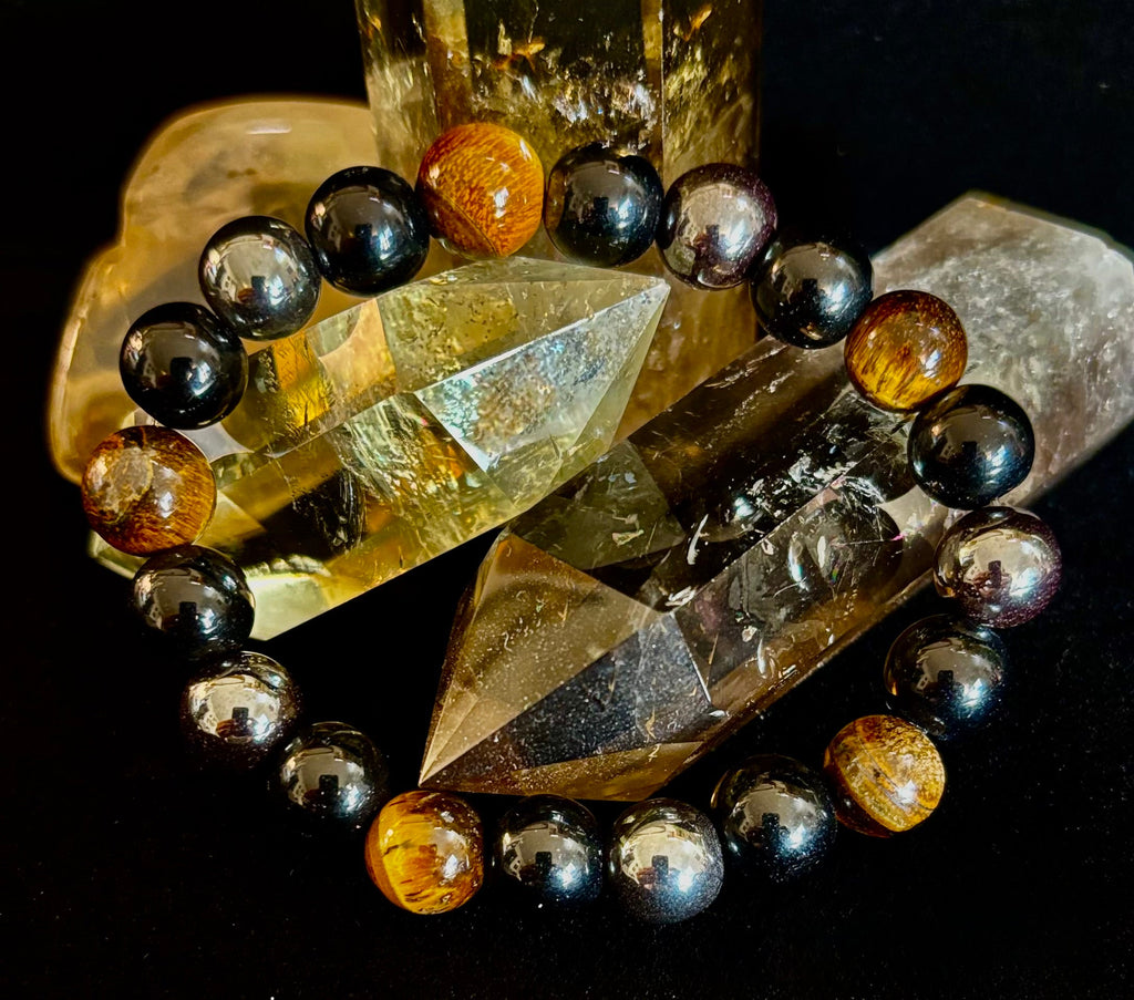 Protection Energy Bracelets – Red, Green, and Tiger Eye Options | | Wiccan Center