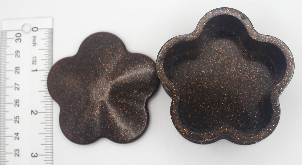 Resin Flower Trinket Box | | Wiccan Center