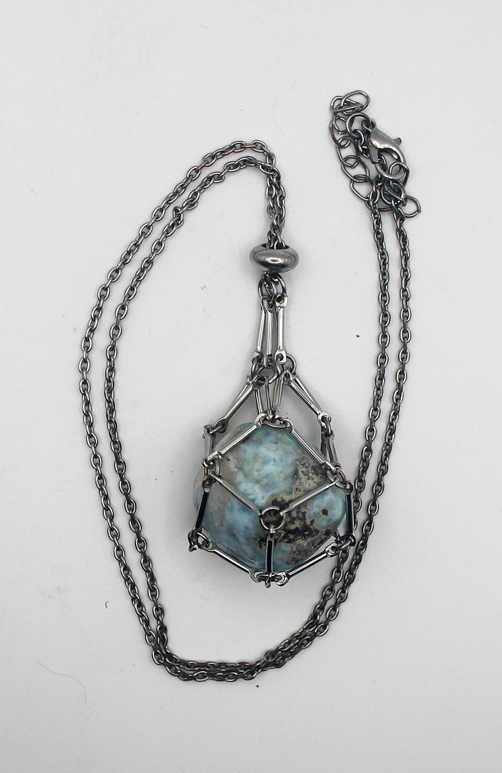 Metal Crystal Cage Necklace | | Wiccan Center