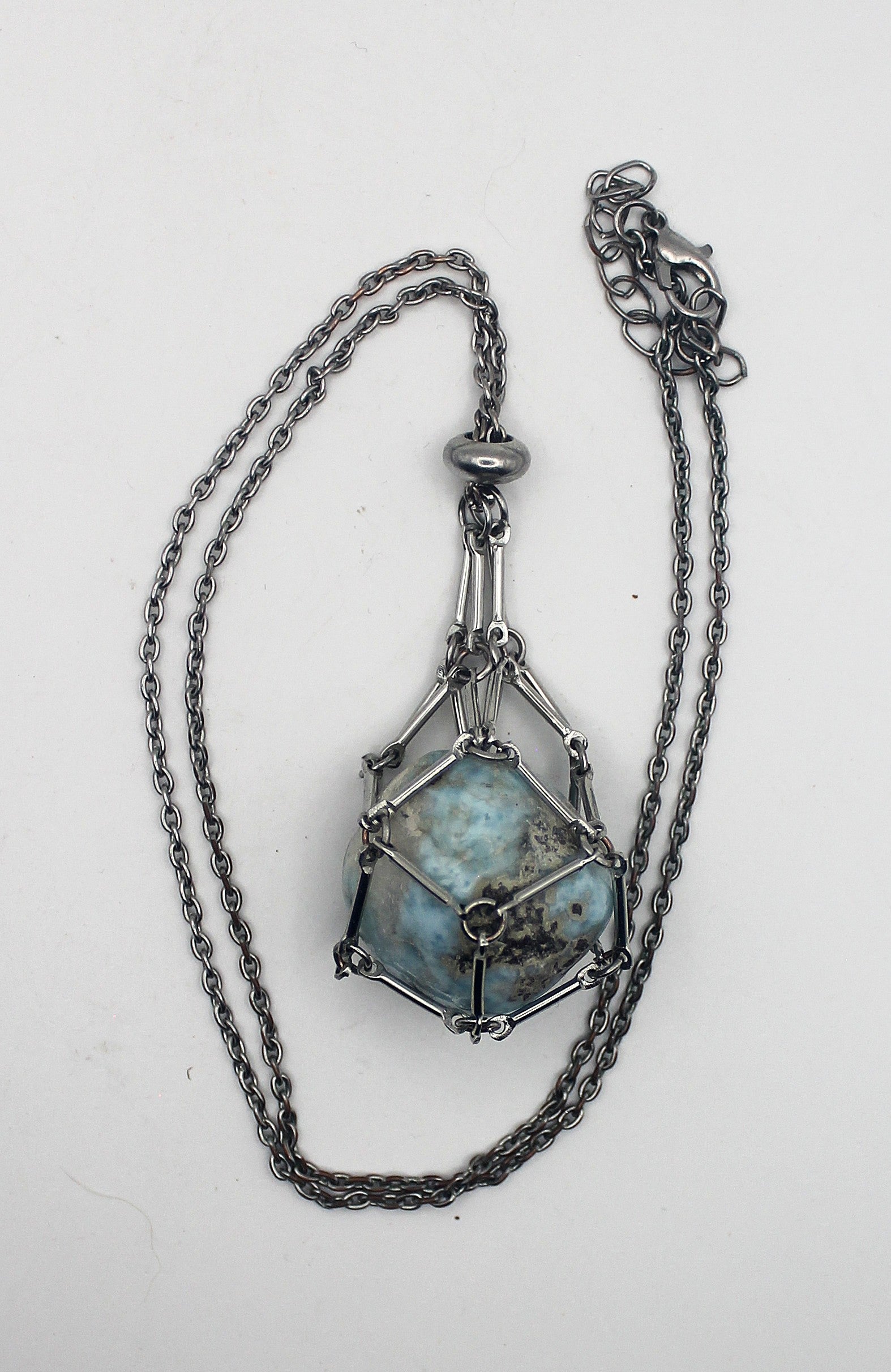 Metal Crystal Cage Necklace | | Wiccan Center
