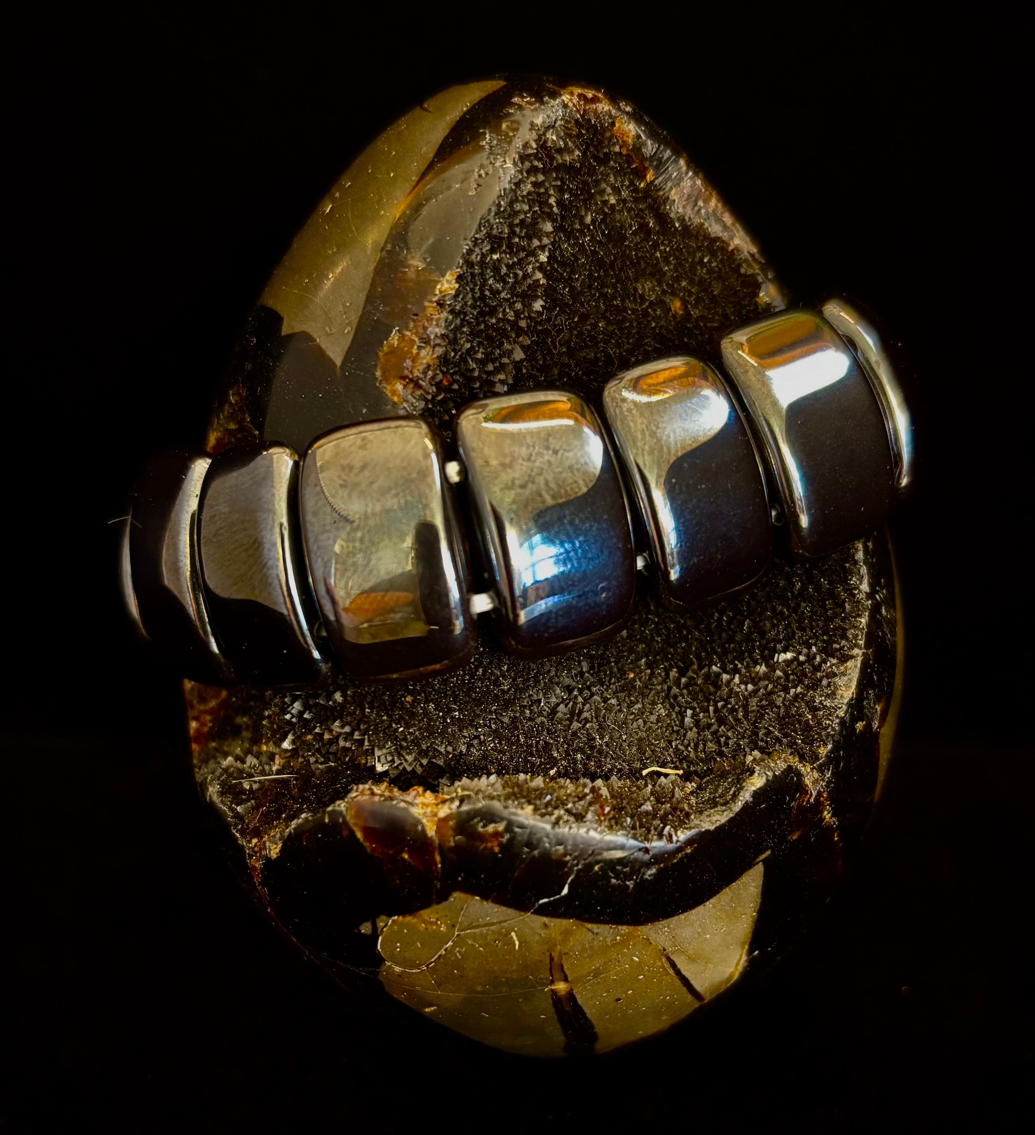 ⚡ Titan Strength Elliptical Bracelet — Grounded Confidence Energy (Larger Wrists) | | Wiccan Center