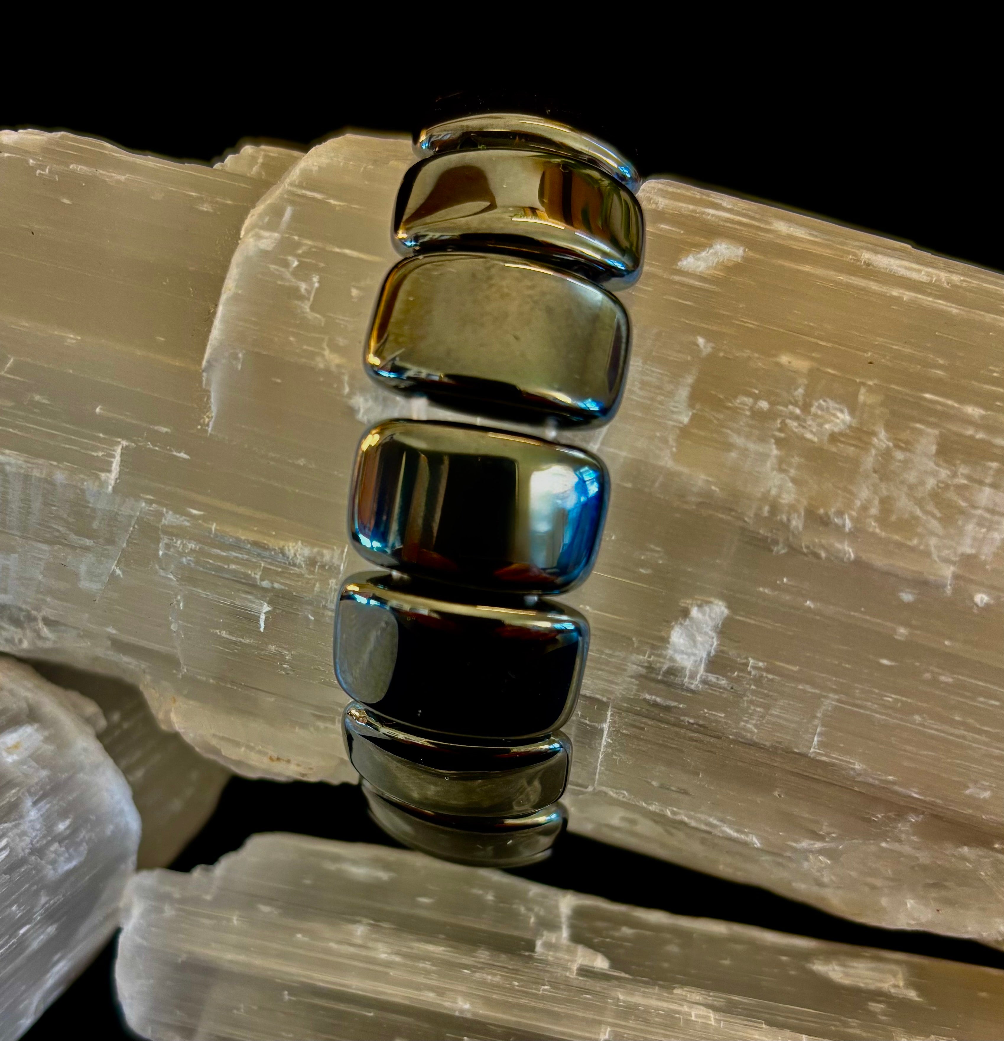 ⚡ Titan Strength Elliptical Bracelet — Grounded Confidence Energy (Larger Wrists) | | Wiccan Center