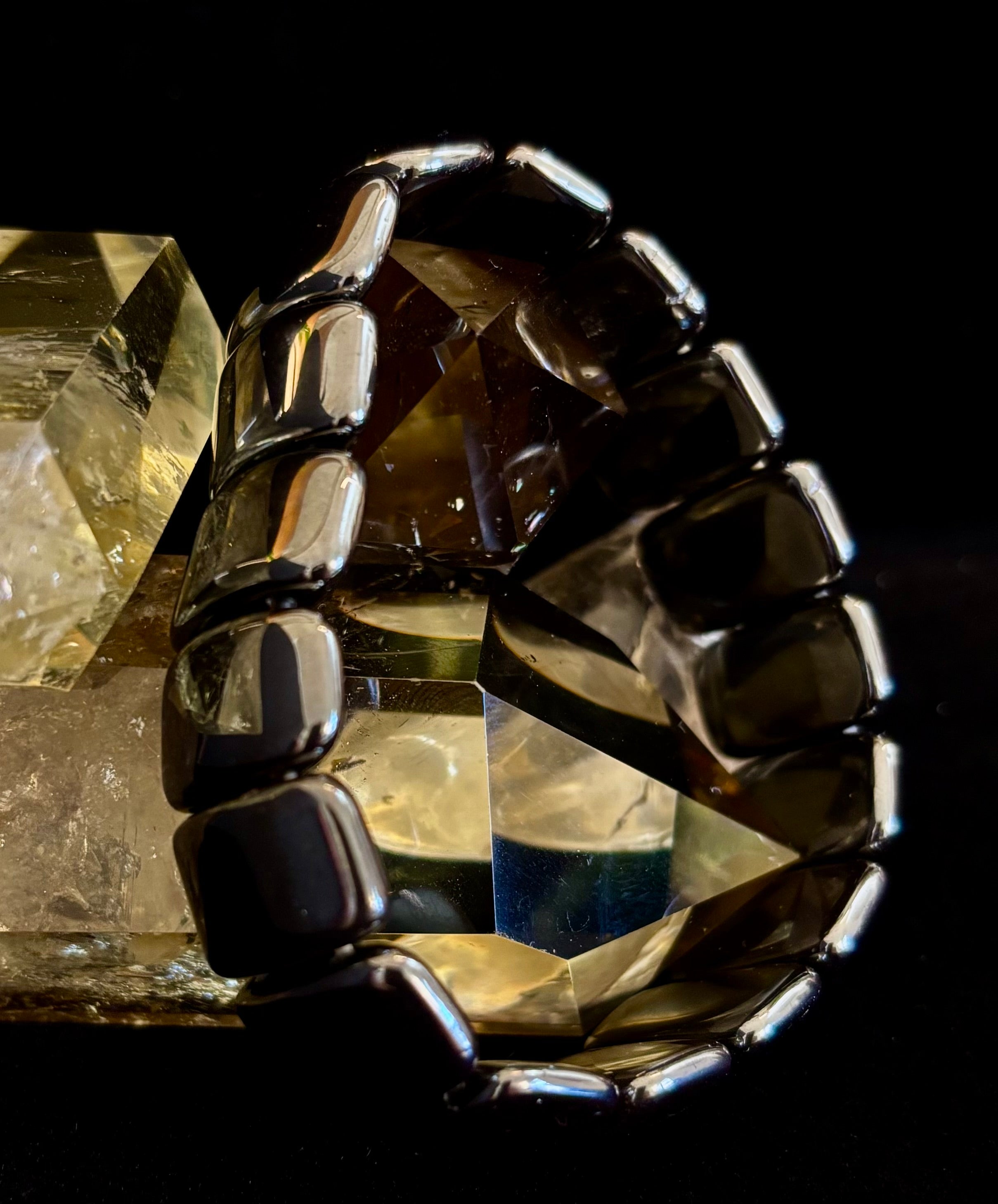 ⚡ Titan Strength Elliptical Bracelet — Grounded Confidence Energy (Larger Wrists) | | Wiccan Center