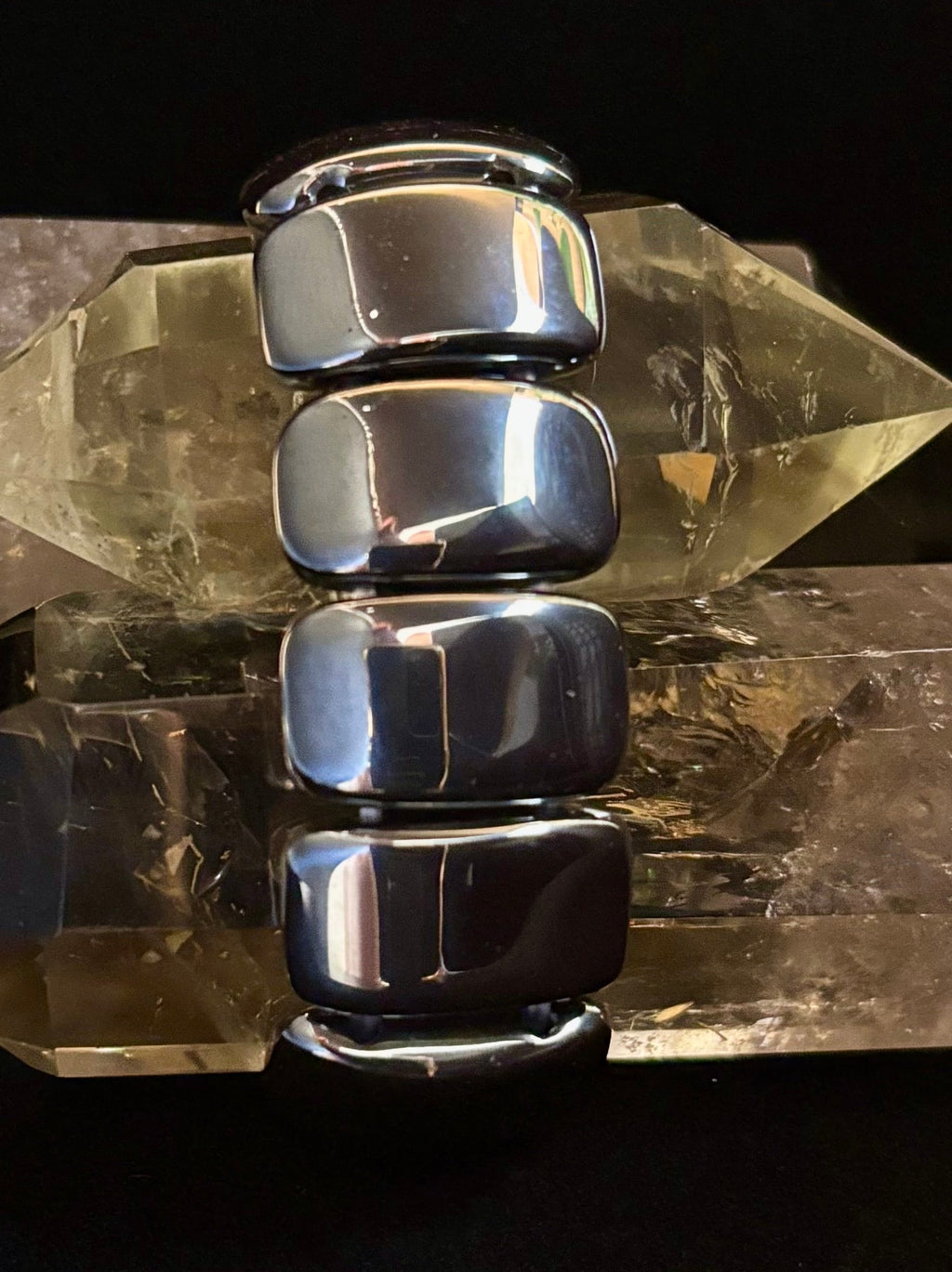 ⚡ Titan Strength Elliptical Bracelet — Grounded Confidence Energy (Larger Wrists) | | Wiccan Center