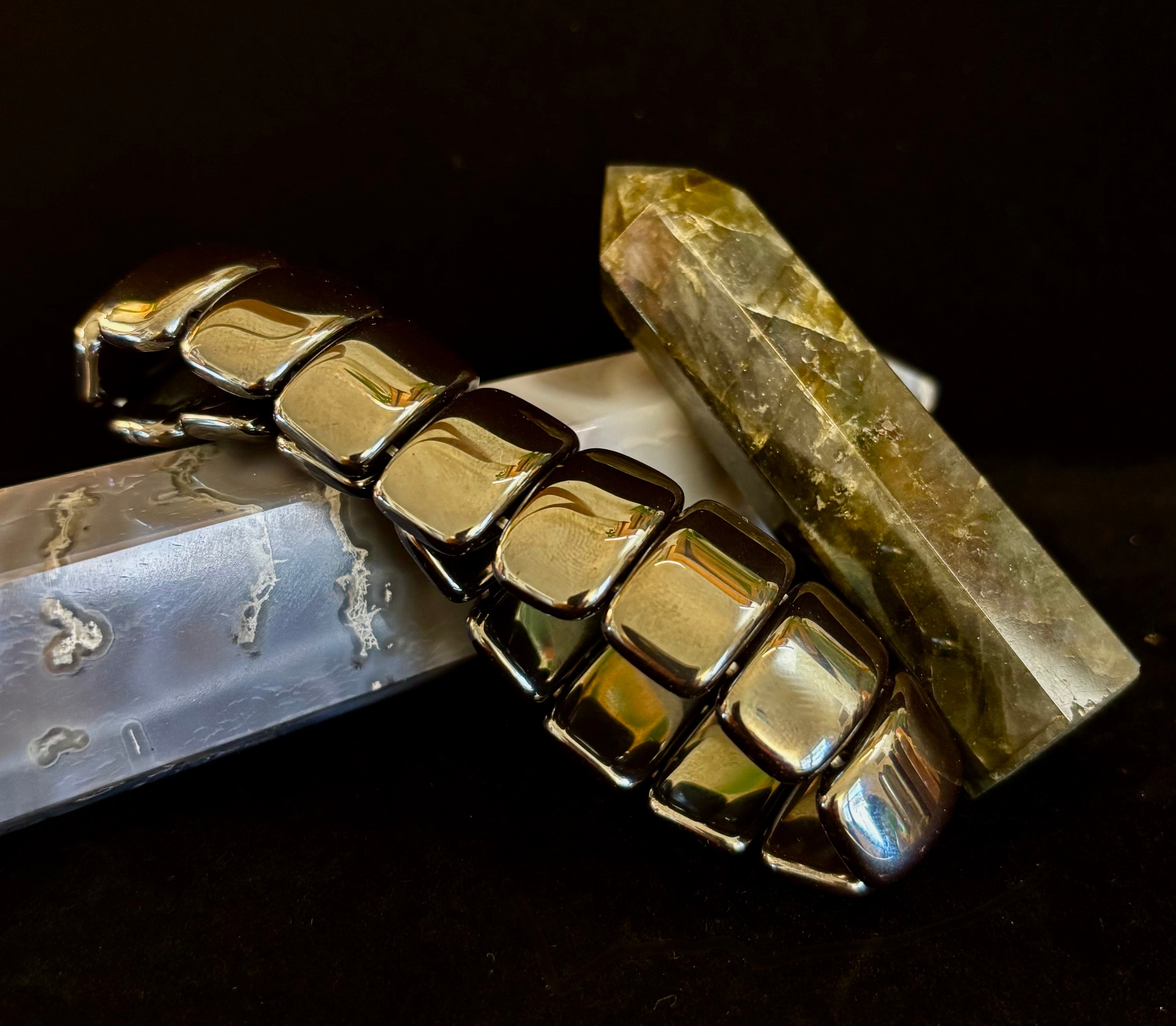 ⚡ Titan Strength Elliptical Bracelet — Grounded Confidence Energy (Larger Wrists) | | Wiccan Center