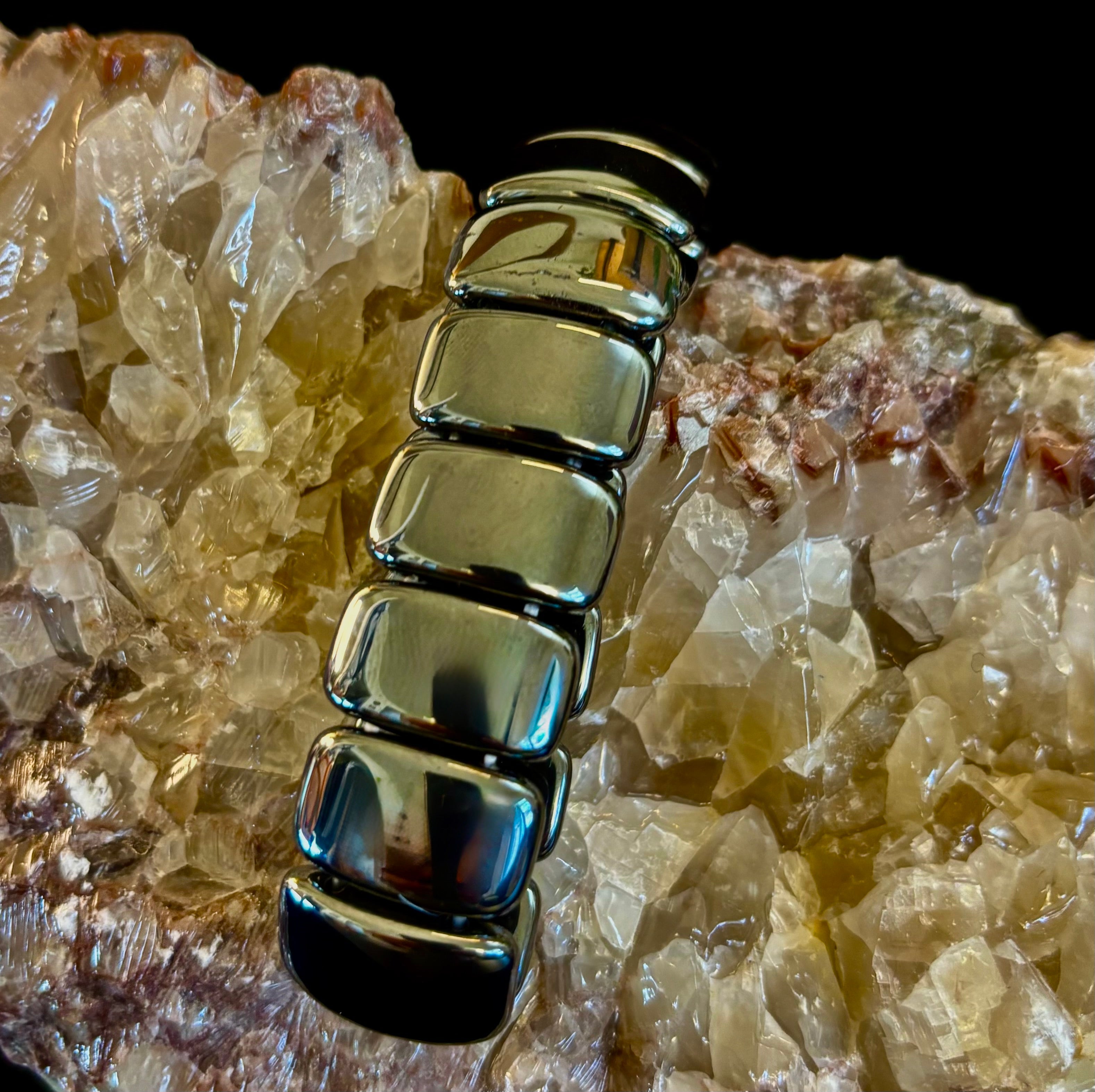 ⚡ Titan Strength Elliptical Bracelet — Grounded Confidence Energy (Larger Wrists) | | Wiccan Center