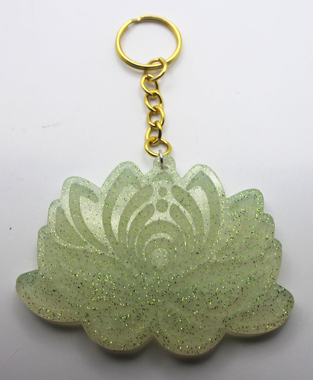 Resin Lotus Flower Keychain | | Wiccan Center