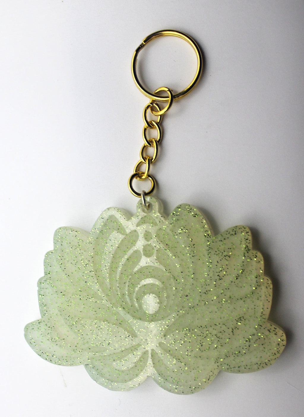 Resin Lotus Flower Keychain | | Wiccan Center