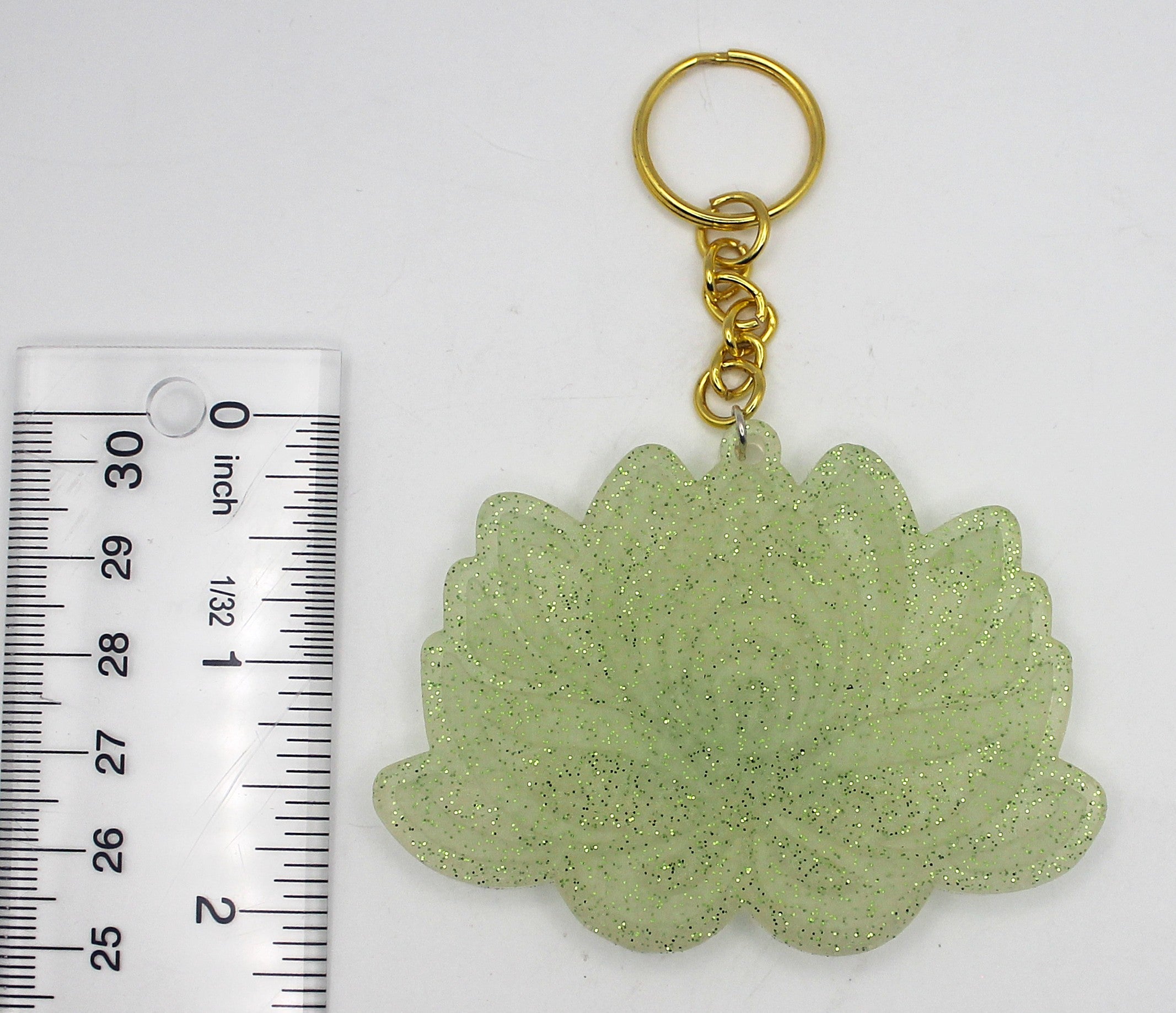 Resin Lotus Flower Keychain | | Wiccan Center