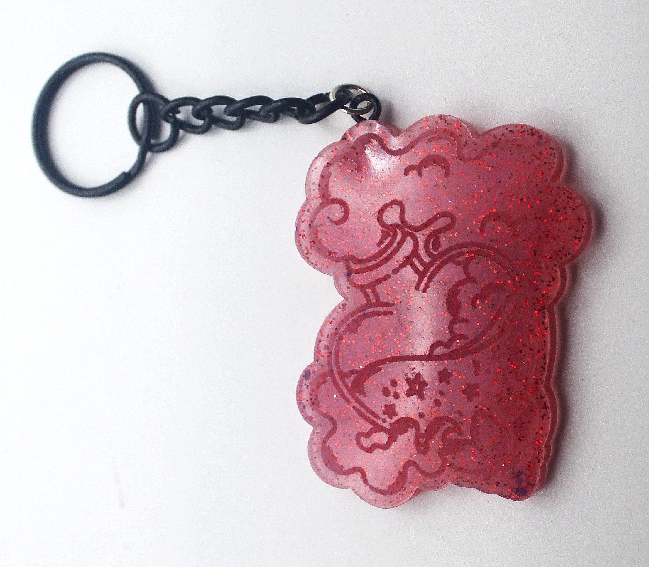 Resin Love Potion Keychain | | Wiccan Center