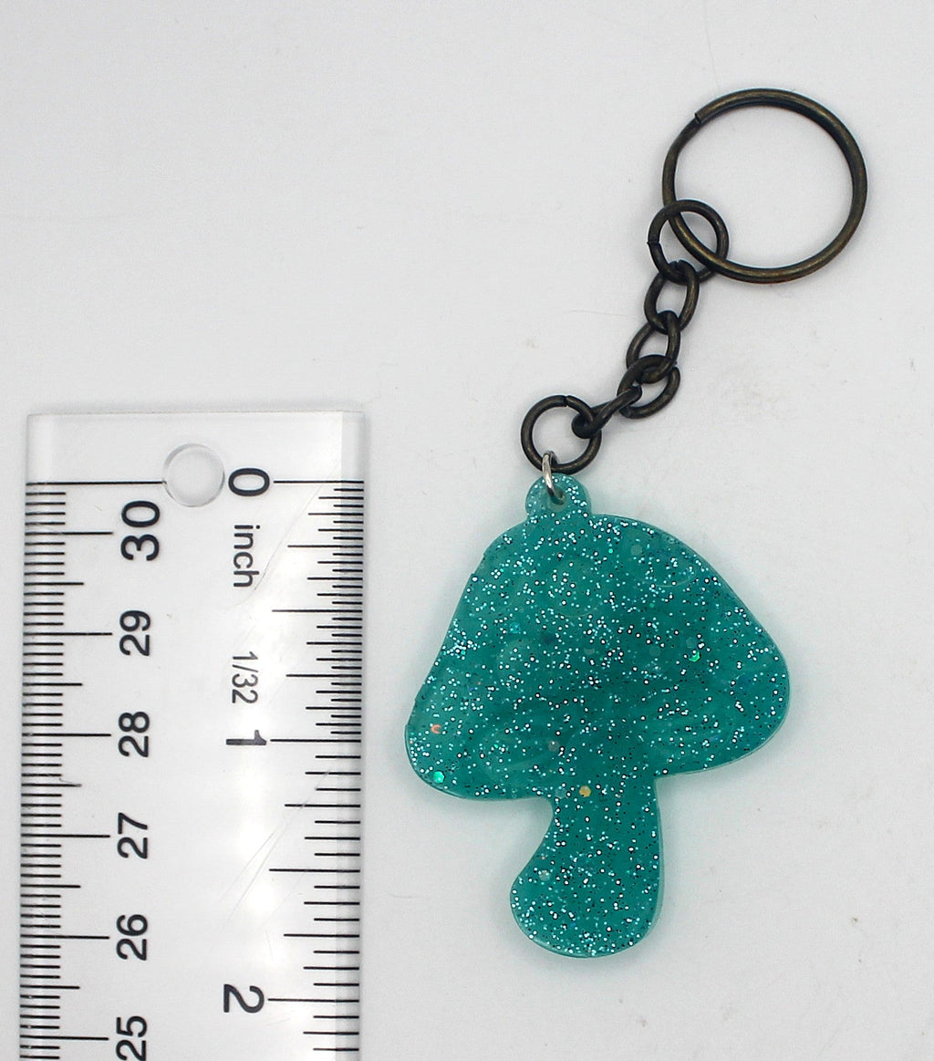 Resin Mushroom Keychain | | Wiccan Center