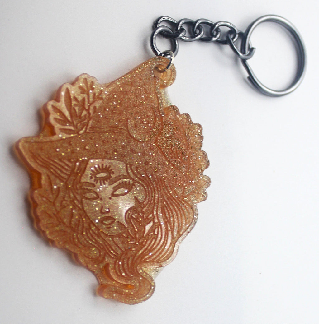 Resin Third Eye Witch Keychain | | Wiccan Center