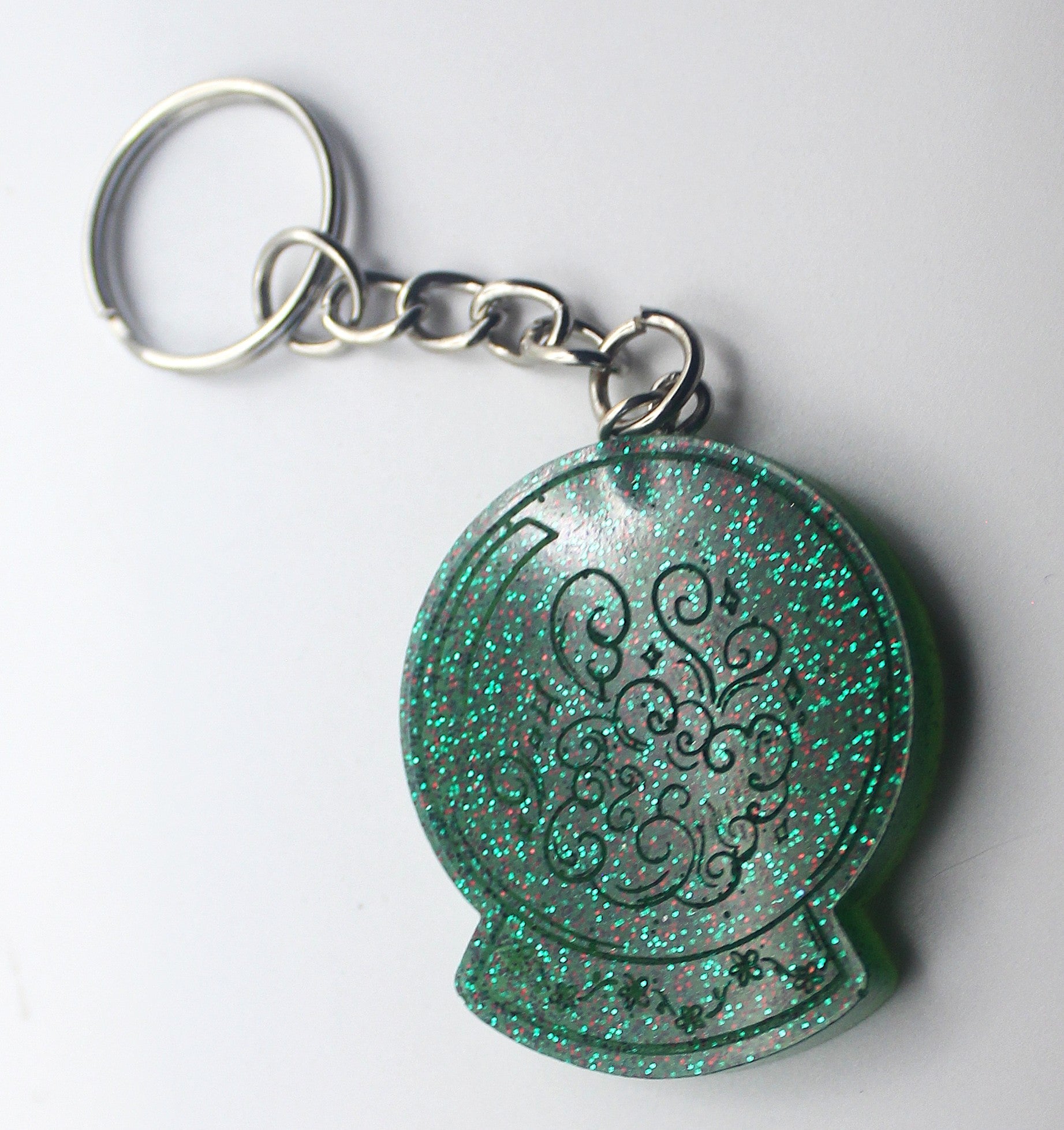 Resin Crystal Ball Keychain | | Wiccan Center